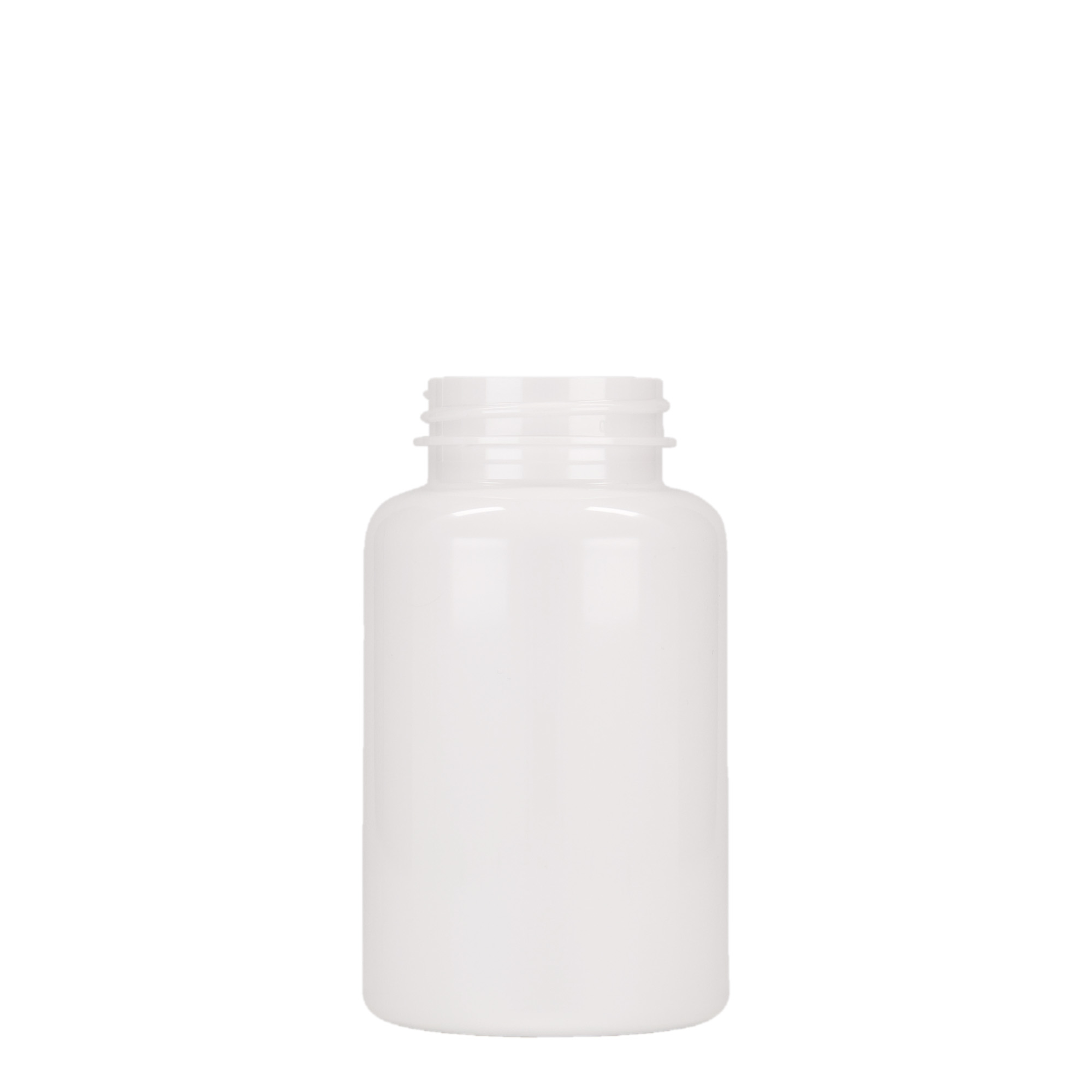 250 ml PET packer, plastic, white, closure: 45/400