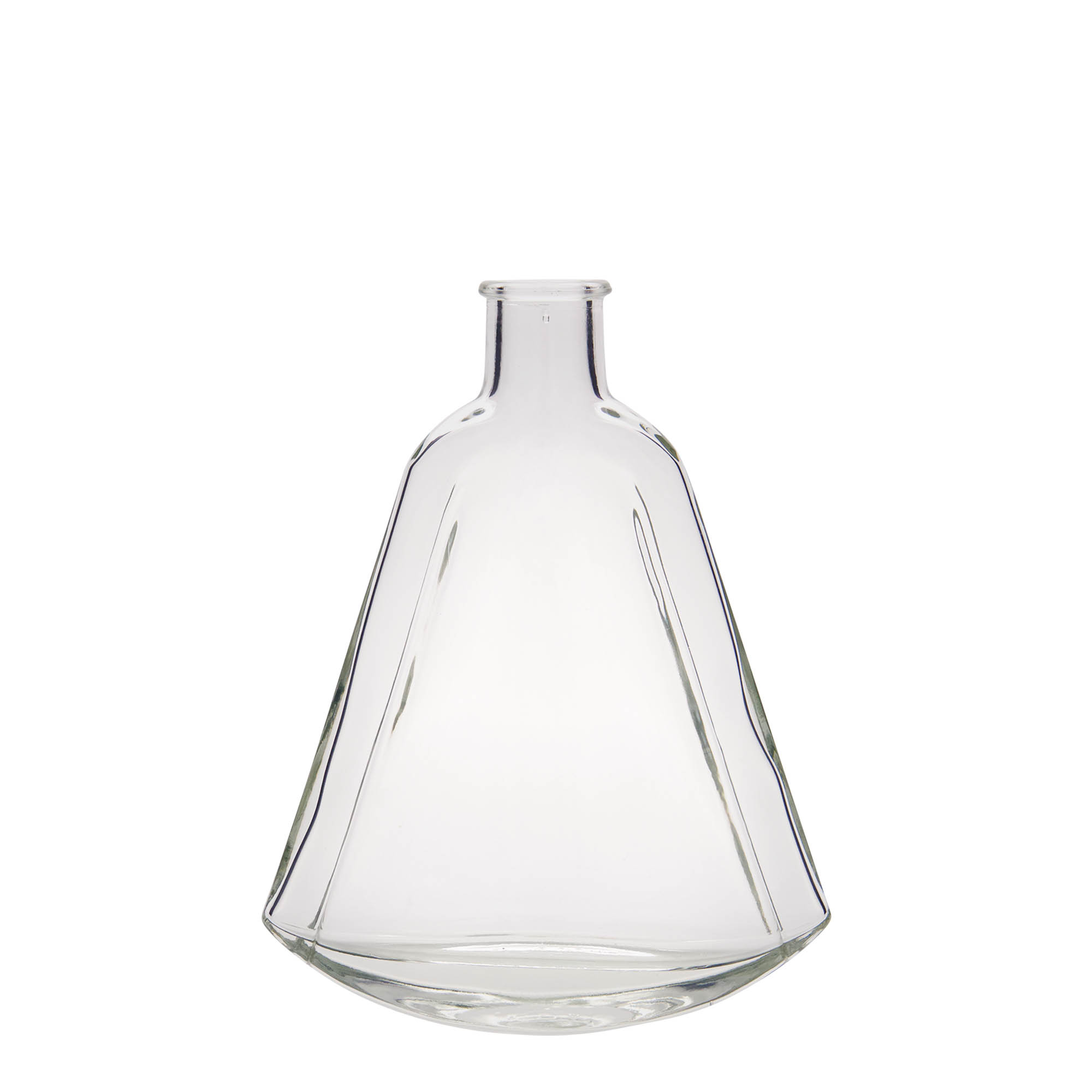 200 ml glass bottle 'Maurizio', oval, opening: cork