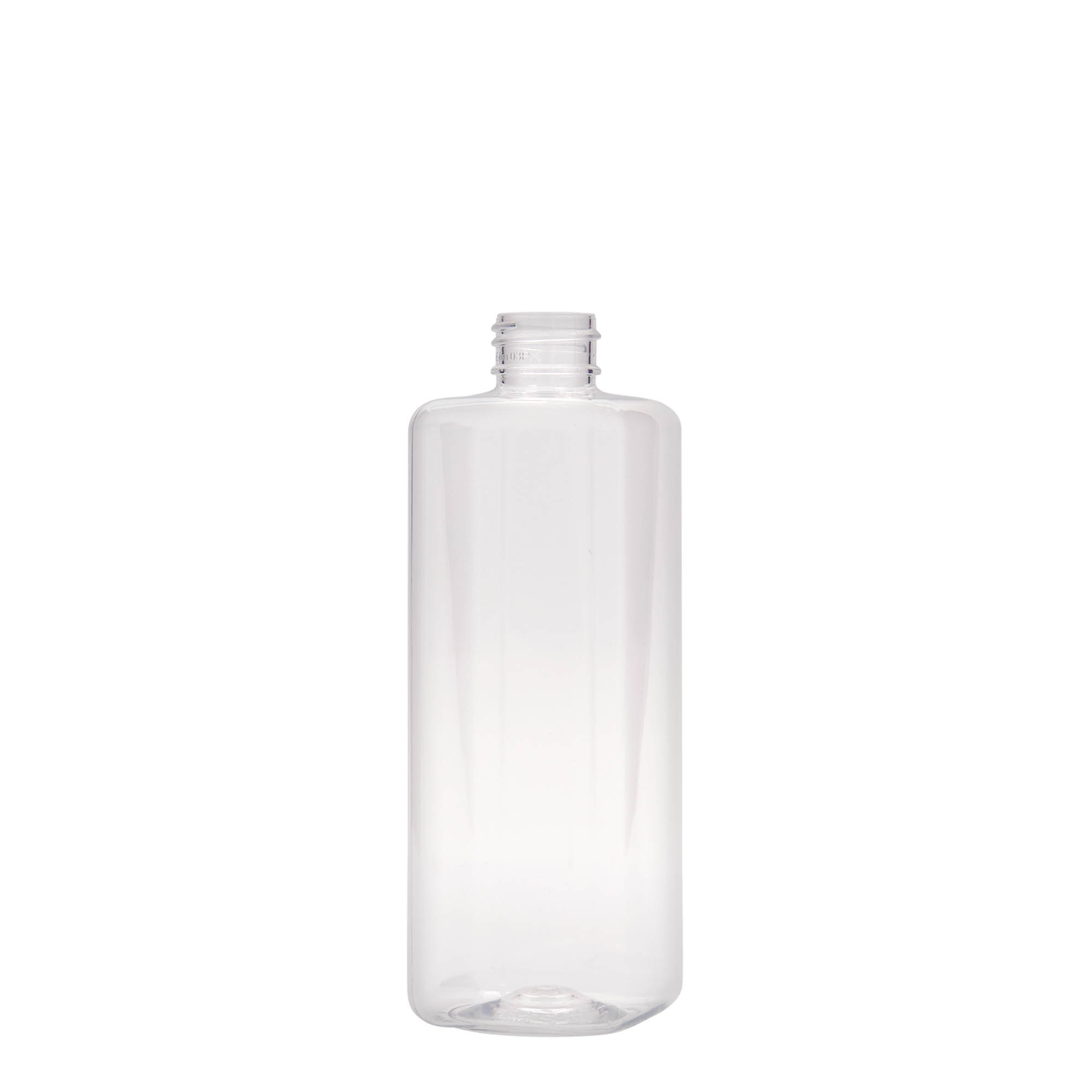 300 ml PET bottle 'Karl', square, plastic, neck: 24/410