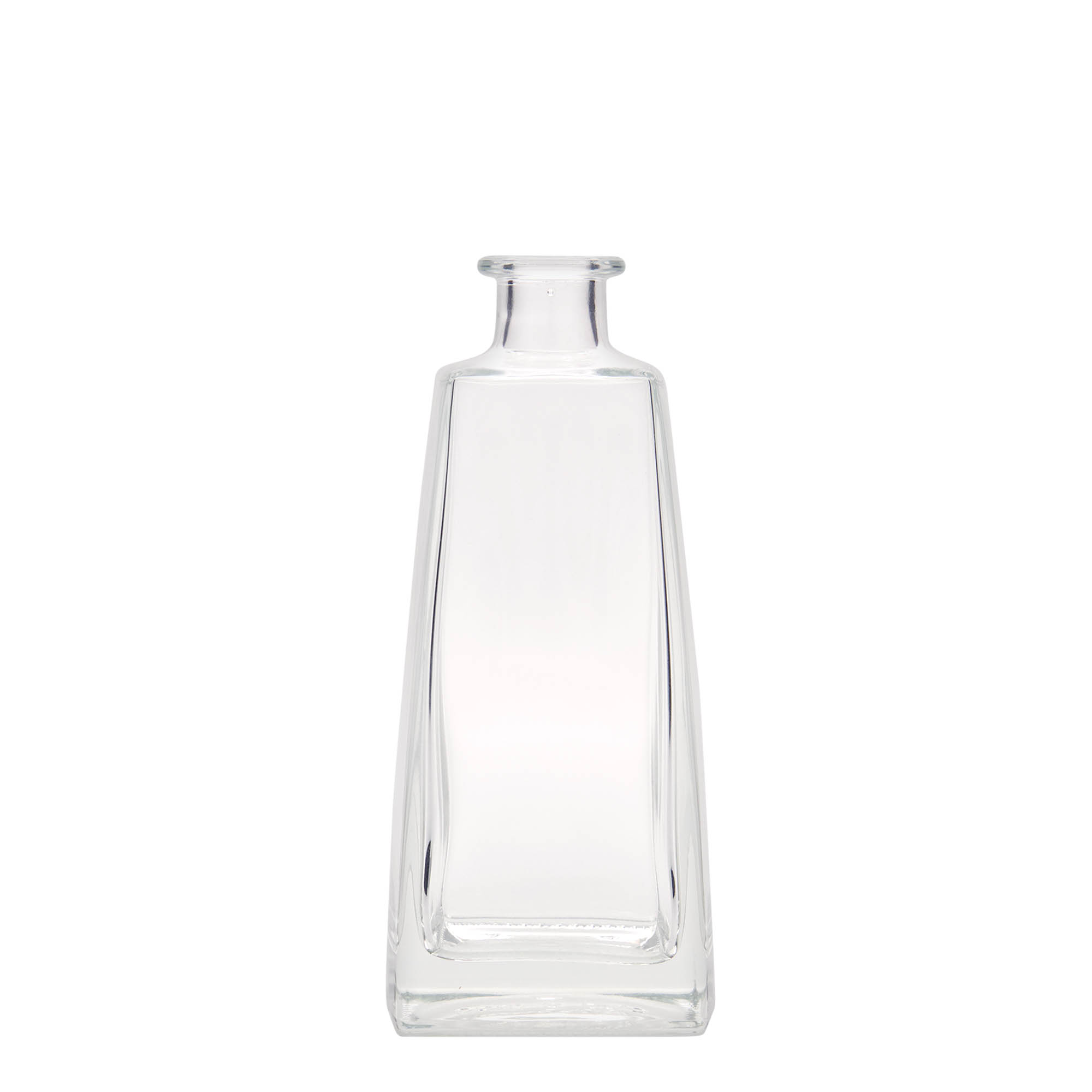 350 ml glass bottle 'Timmy', rectangular, opening: cork