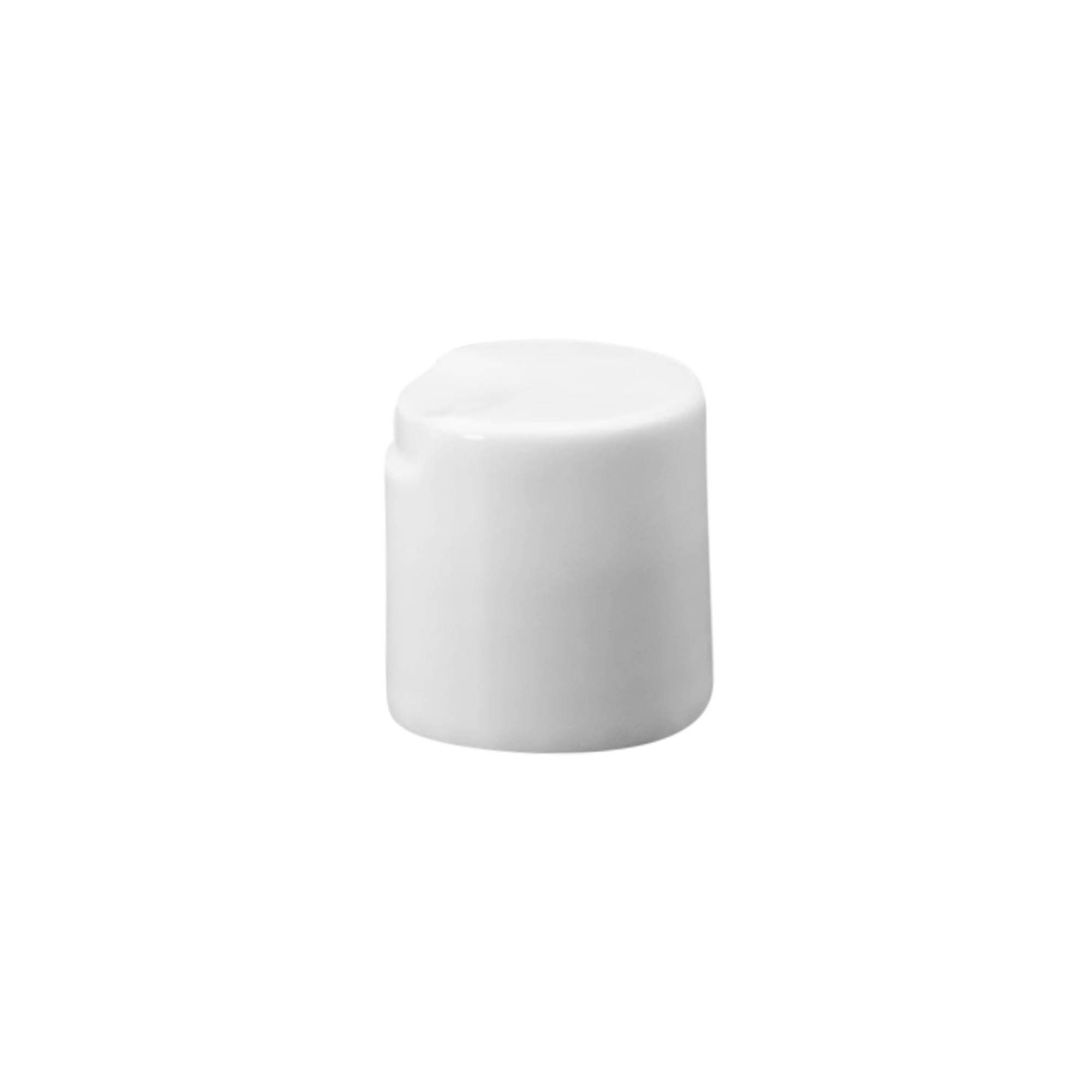 Screw cap with disc top, PP plastic, white, for opening: 24/410 Screw cap with disc top, PP plastic, white, for opening: 24/410