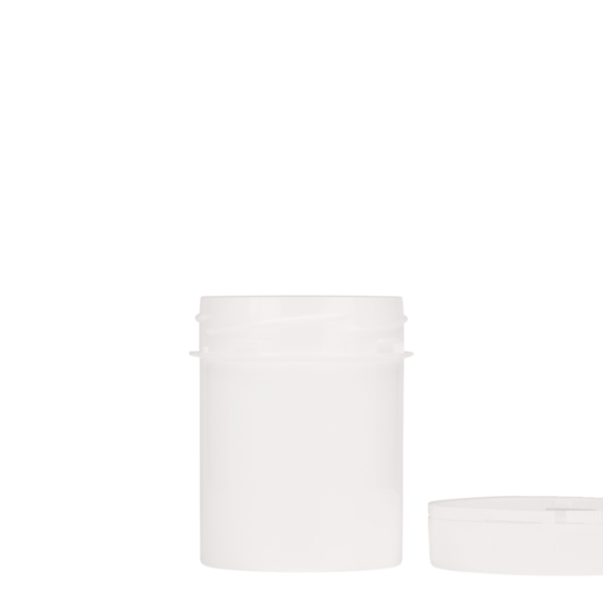 150 ml plastic container 'Securilock', PP, white, opening: screw cap