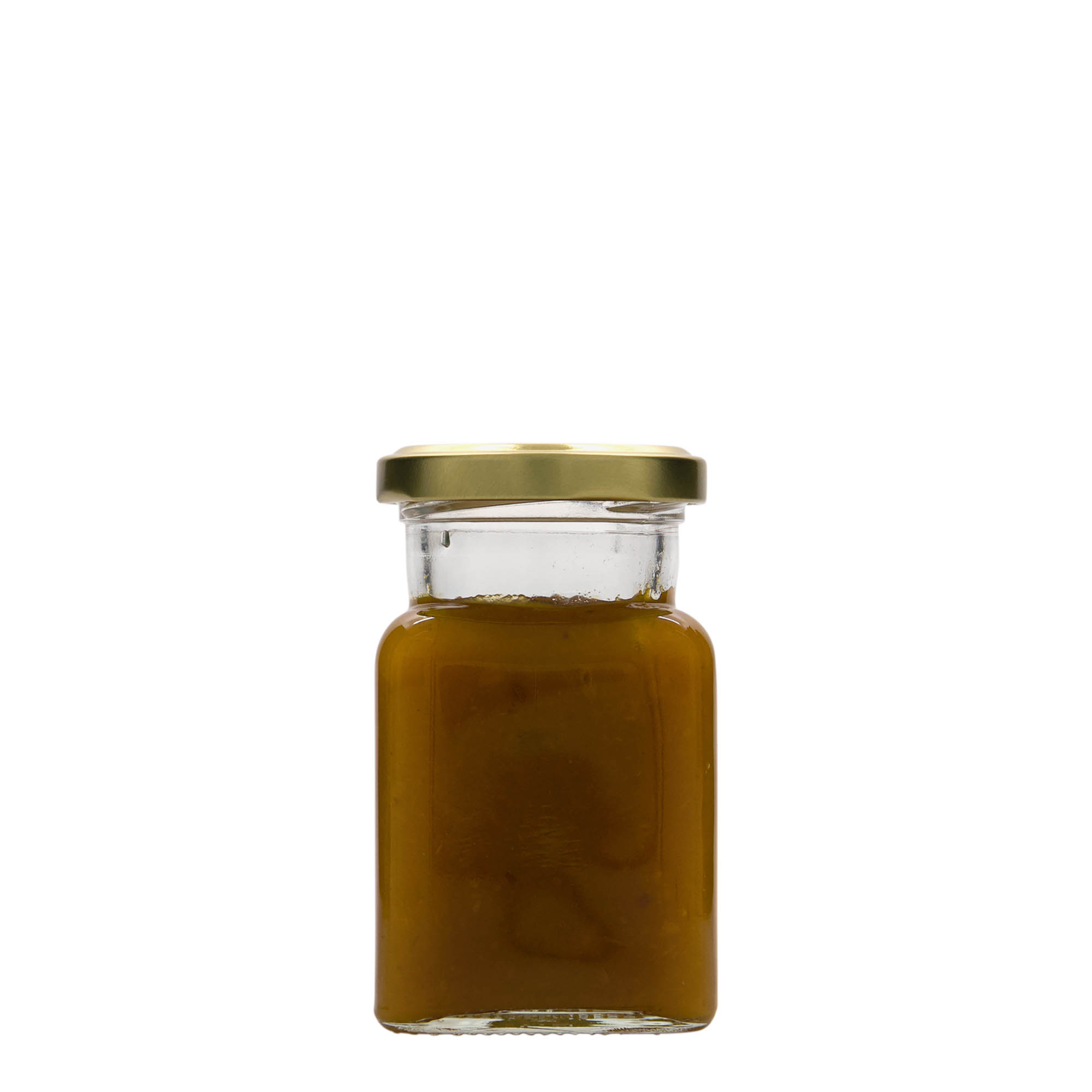 150 ml square glass, opening: twist-off (TO 53) 150 ml square glass, opening: twist-off (TO 53)