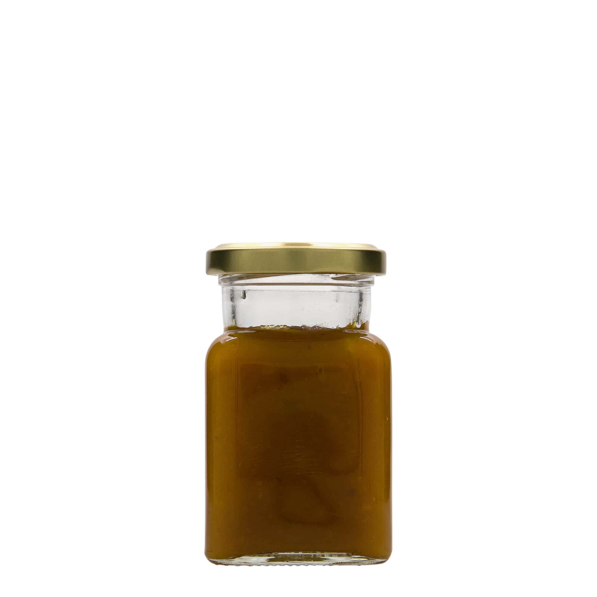 150 ml square glass, opening: Twist-off (TO 53)