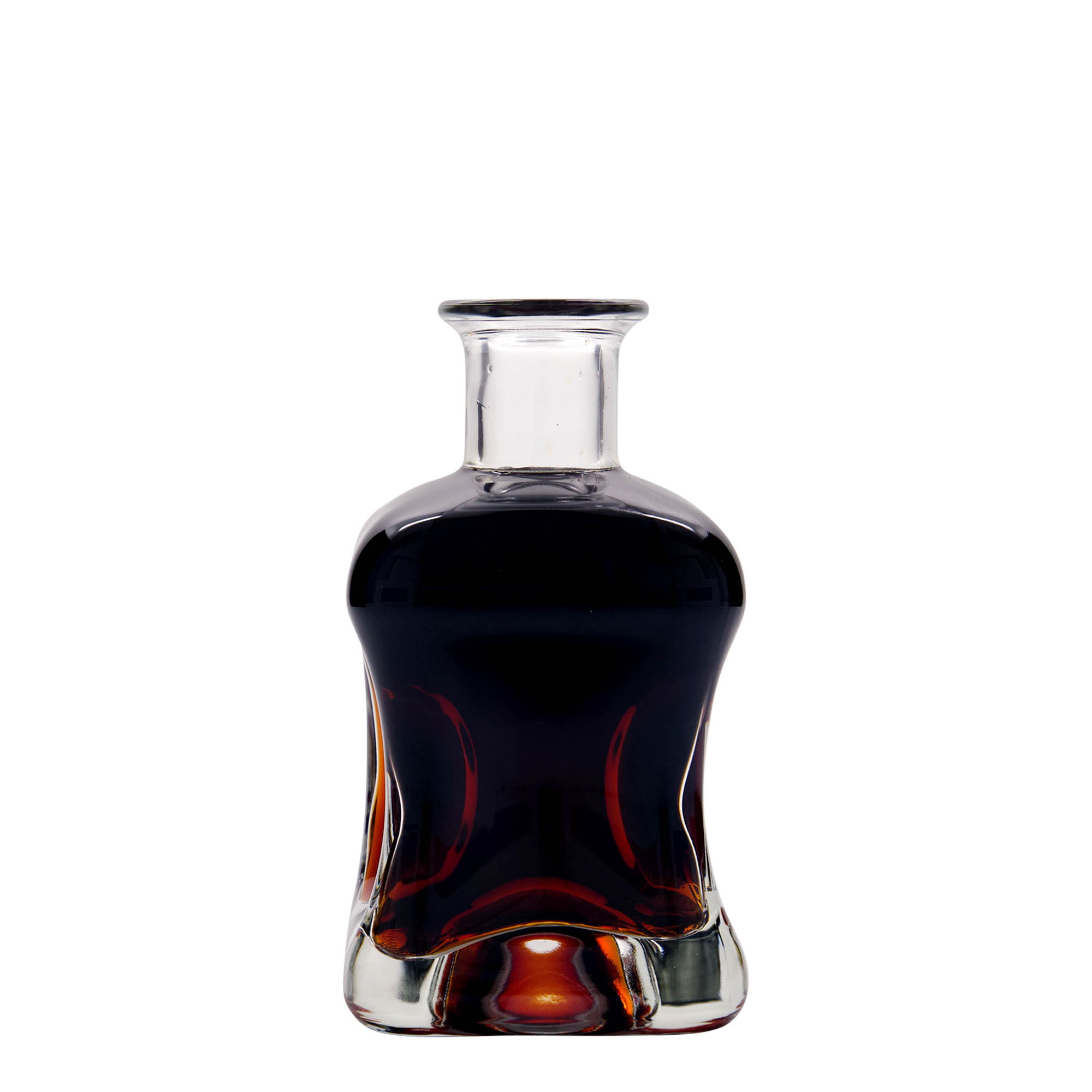 350 ml glass bottle 'Dublin', square, opening: cork