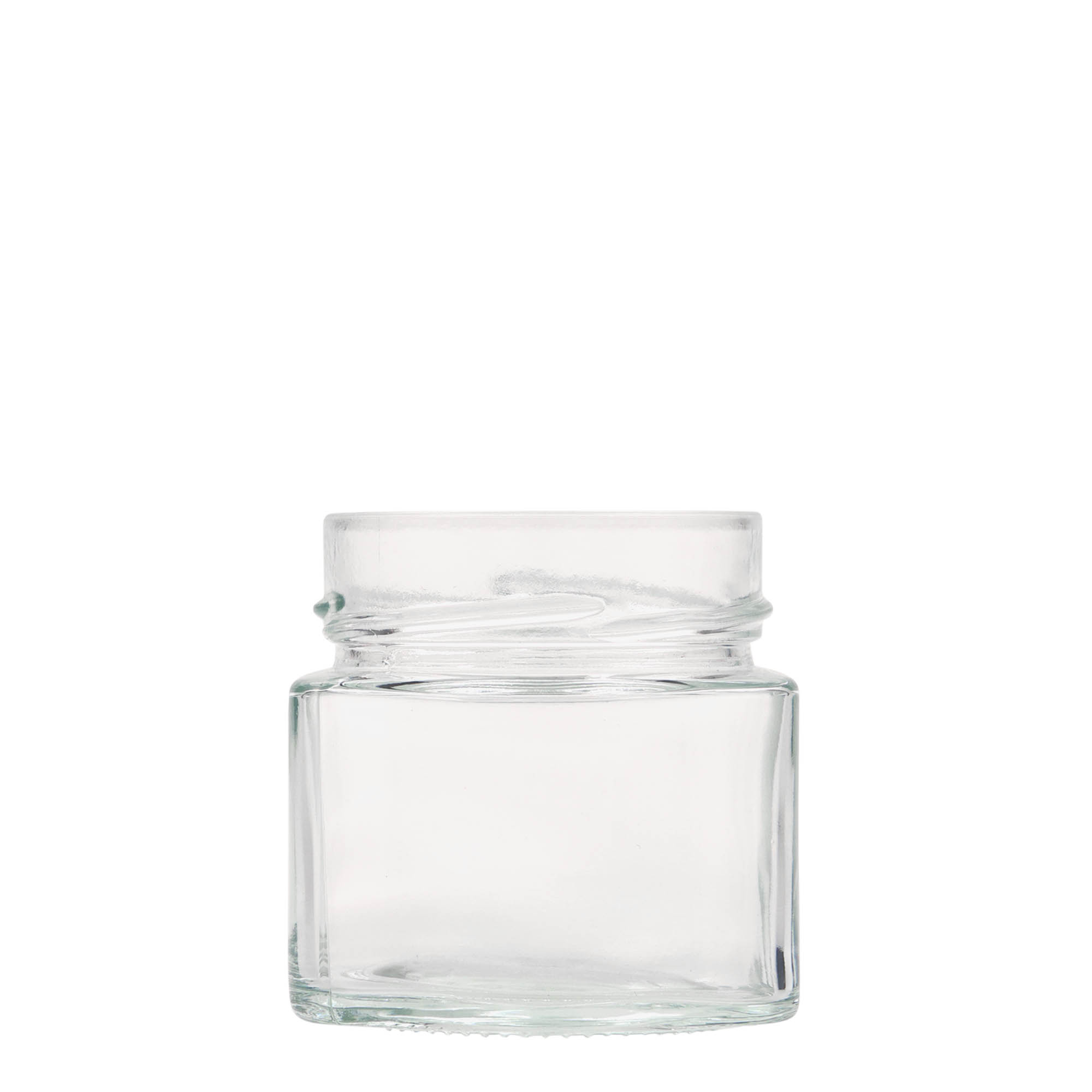 212 ml square glass ‘Kimba’, opening: Extra-Deep-Twist-off (EDTO 70)