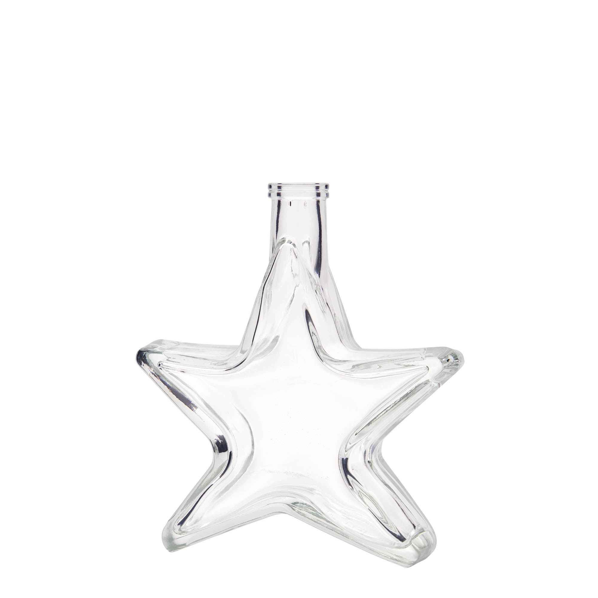 200 ml glass bottle 'Star', opening: cork 200 ml glass bottle 'Star', opening: cork