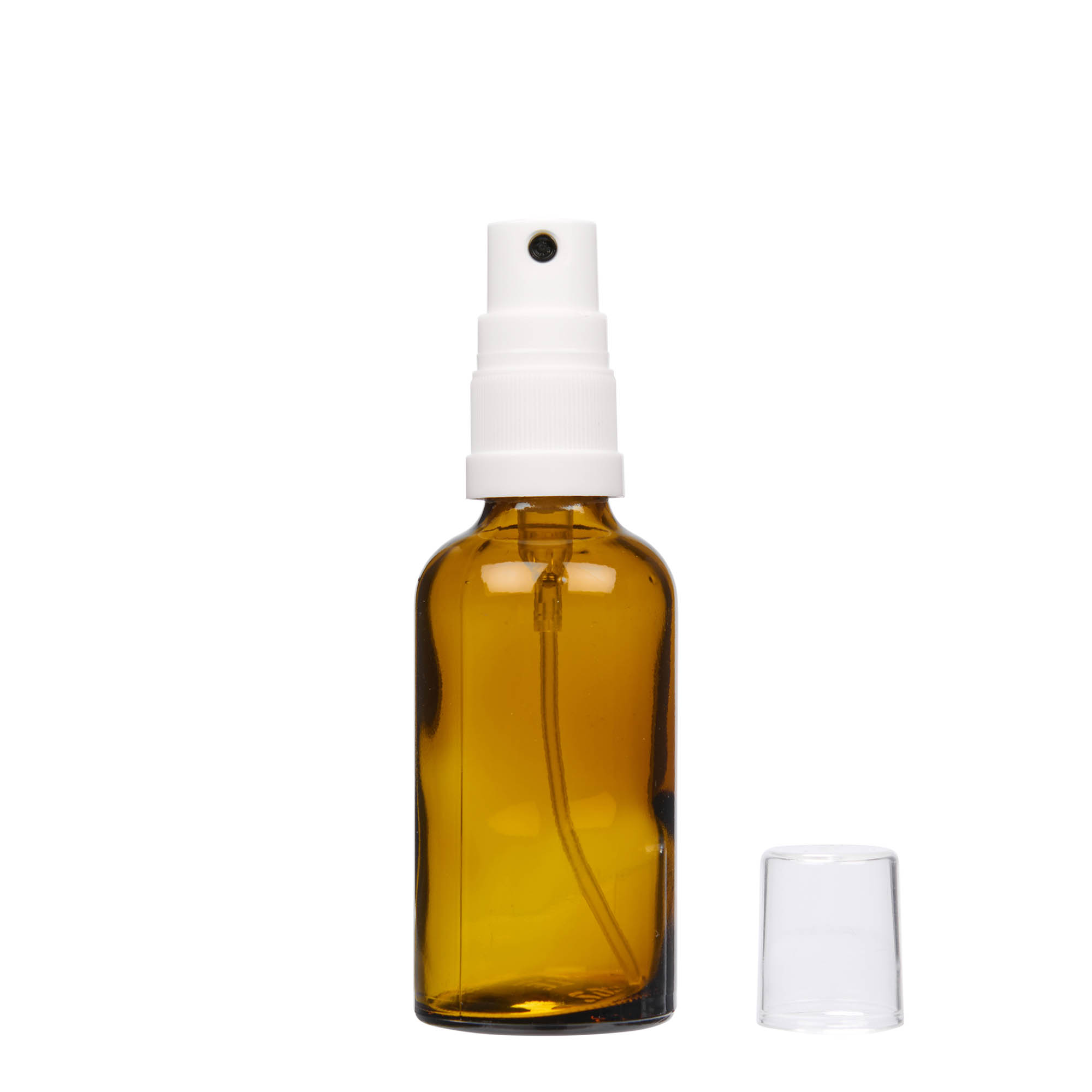 50 ml spray bottle medicine, glass, brown, opening: DIN 18 50 ml spray bottle medicine, glass, brown, opening: DIN 18