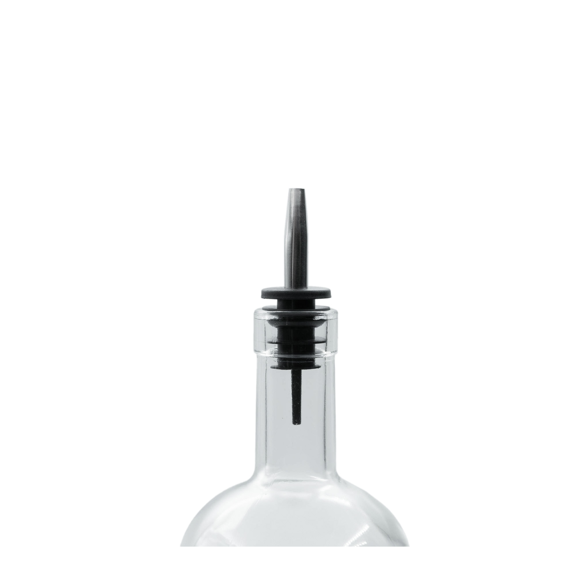 Spout Inox conical, stainless steel, silver