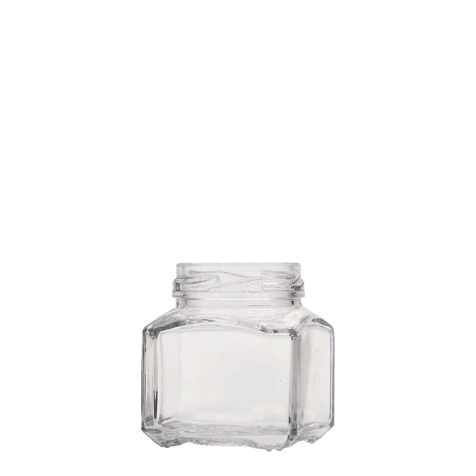 106 ml square glass 'Milan', opening: twist-off (TO 48) 106 ml square glass 'Milan', opening: twist-off (TO 48)