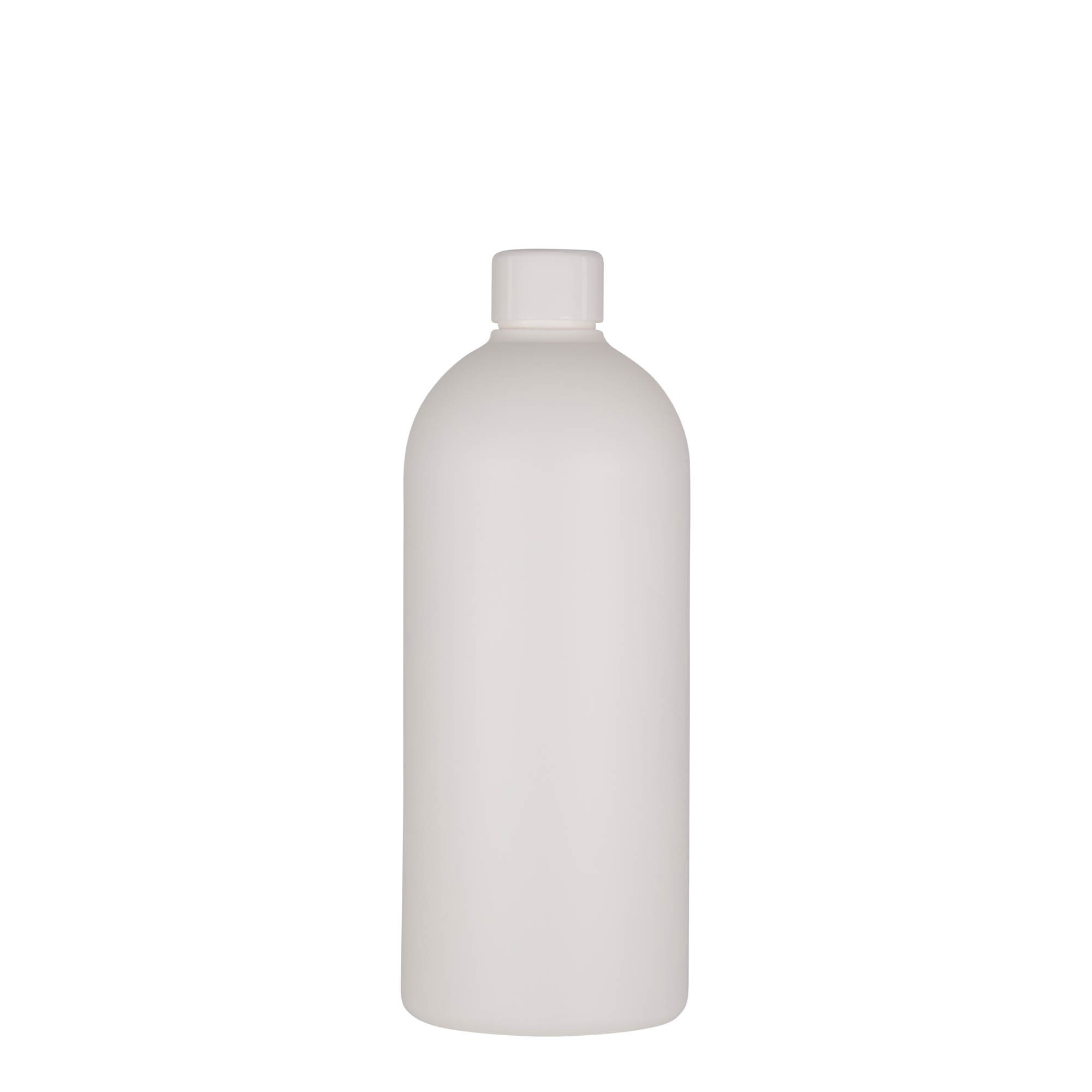 500 ml plastic bottle 'Tuffy', HDPE, white, opening: 24/410 500 ml plastic bottle 'Tuffy', HDPE, white, opening: 24/410