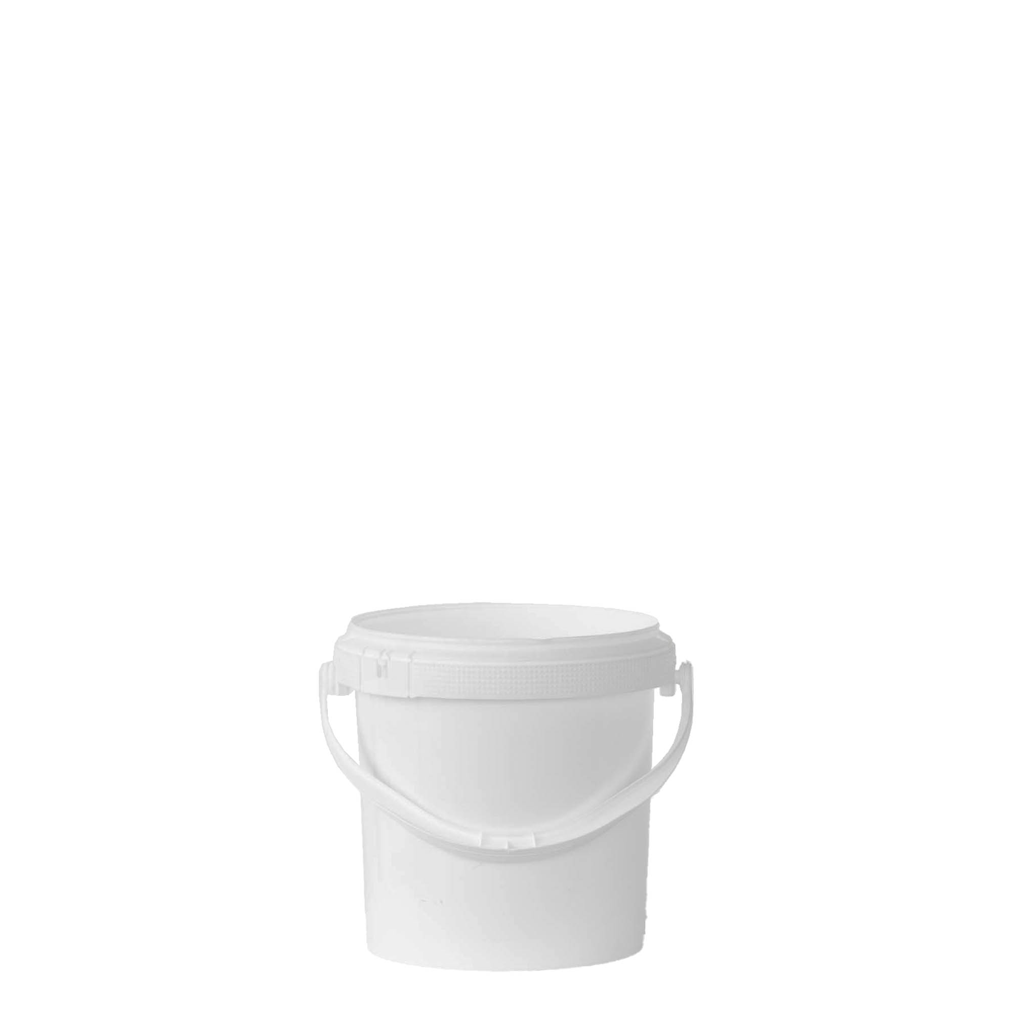 1 l bucket, PP plastic, white 1 l bucket, PP plastic, white