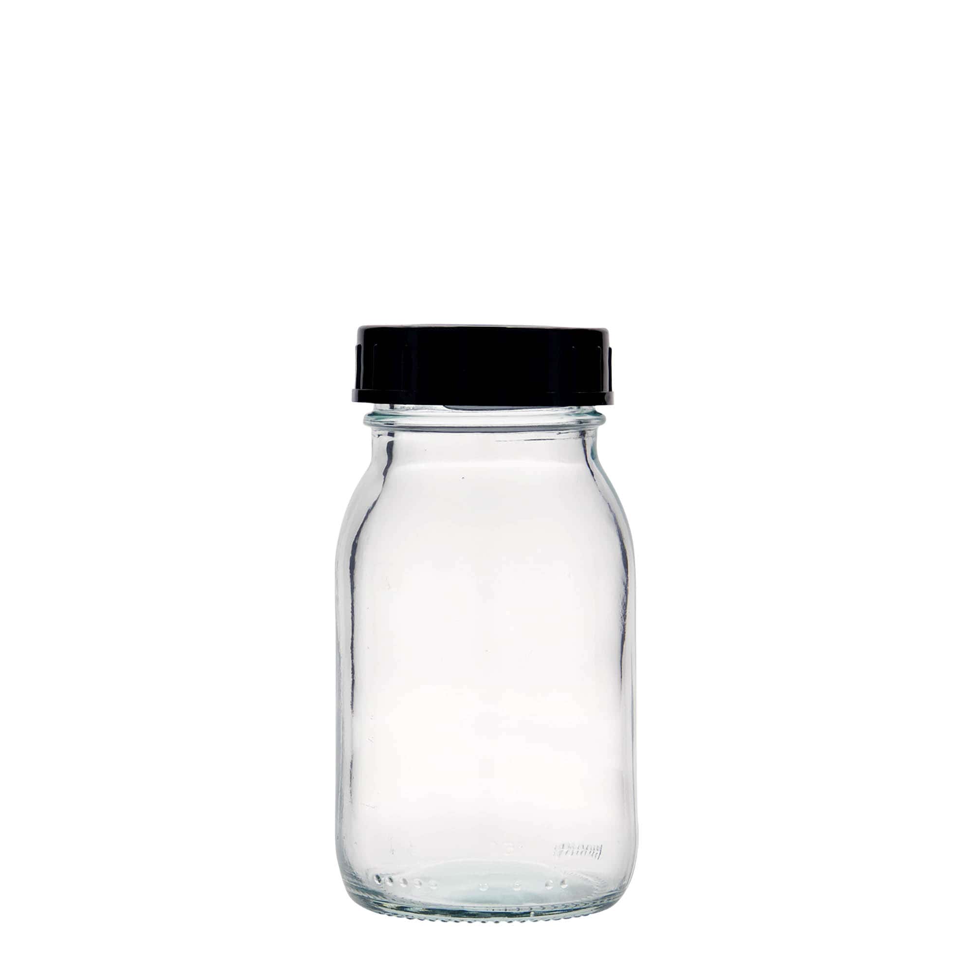 150 ml wide-neck glass, opening: DIN 45