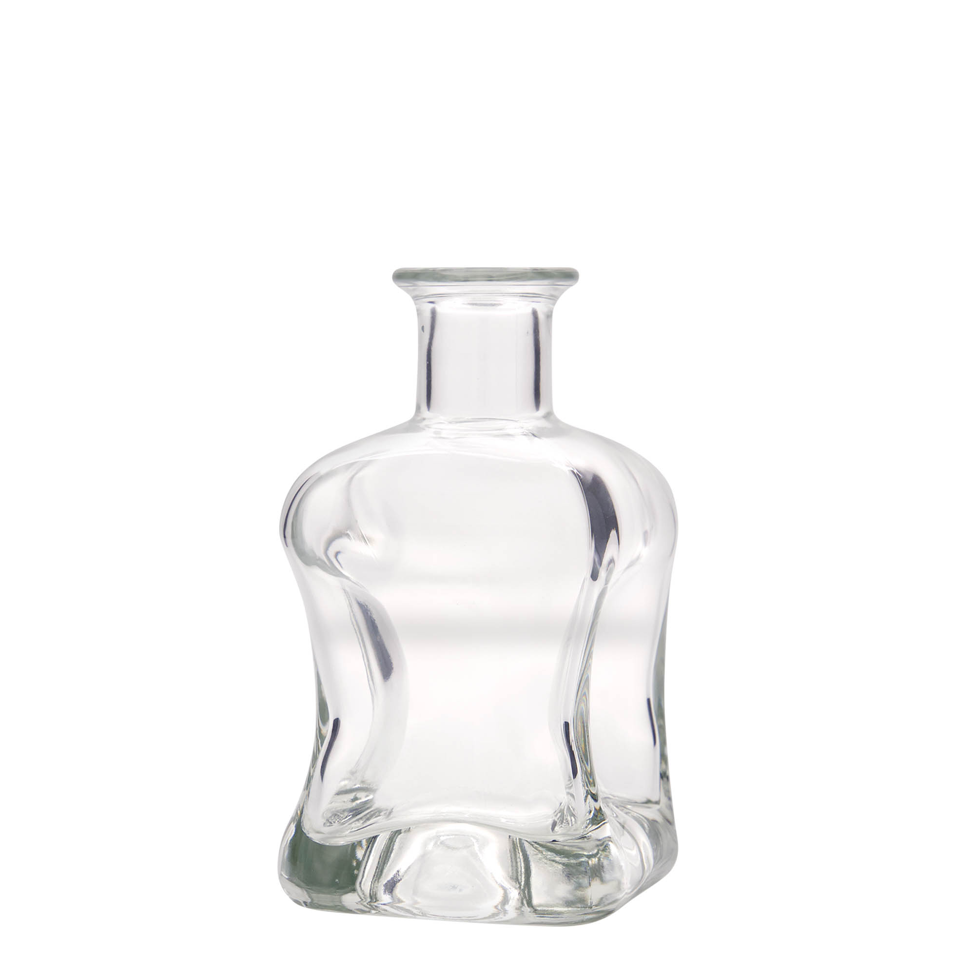 350 ml glass bottle 'Dublin', square, opening: cork 350 ml glass bottle 'Dublin', square, opening: cork