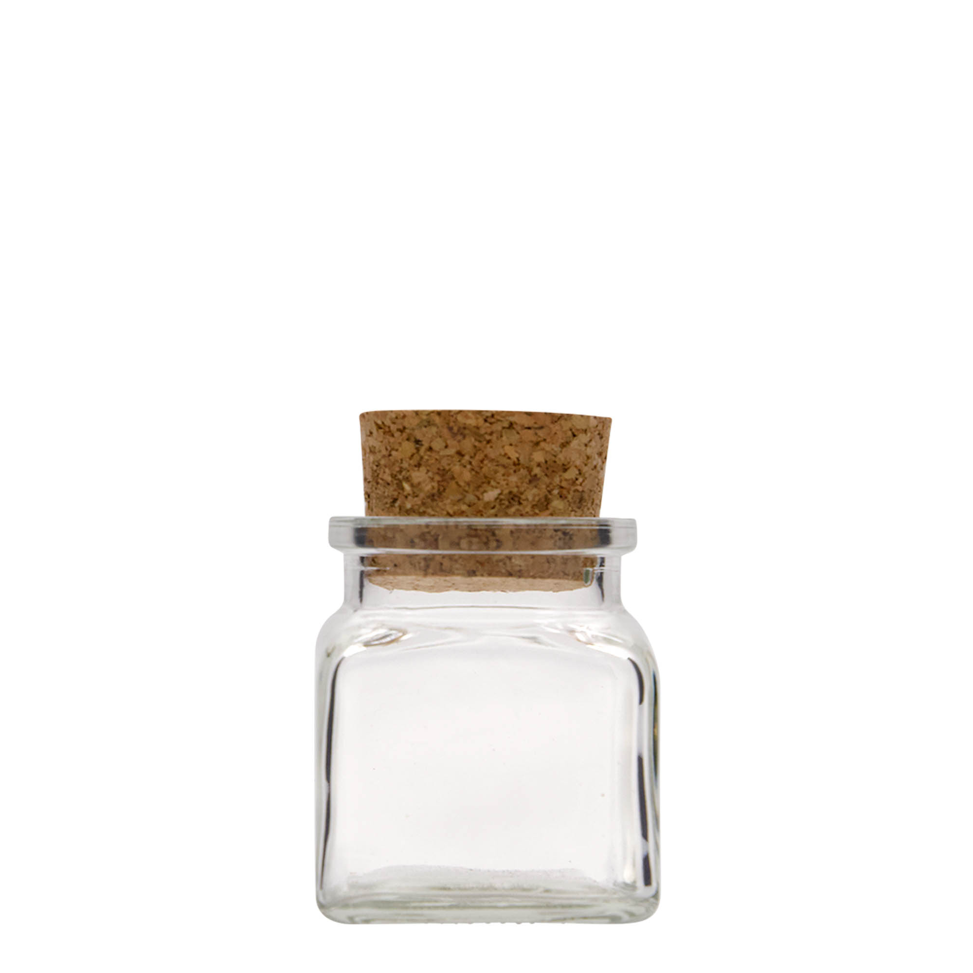 120 ml cork glass, square, opening: cork