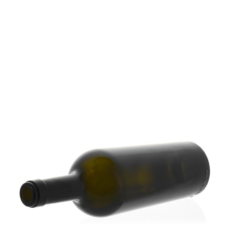 750 ml wine bottle 'Imperiale', antique green, neck: cork