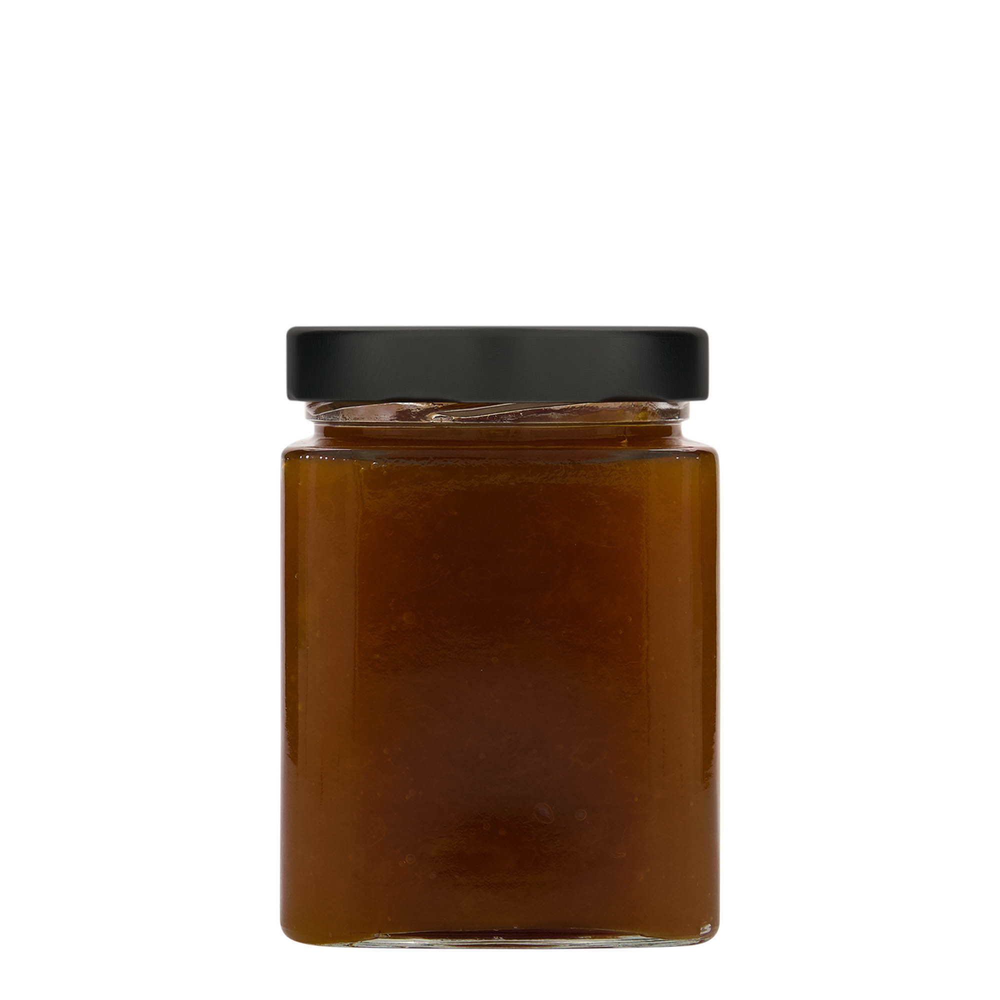 580 ml square jar 'Ikarus', opening: Deep-Twist-Off (DTO 82) 580 ml square jar 'Ikarus', opening: Deep-Twist-Off (DTO 82)