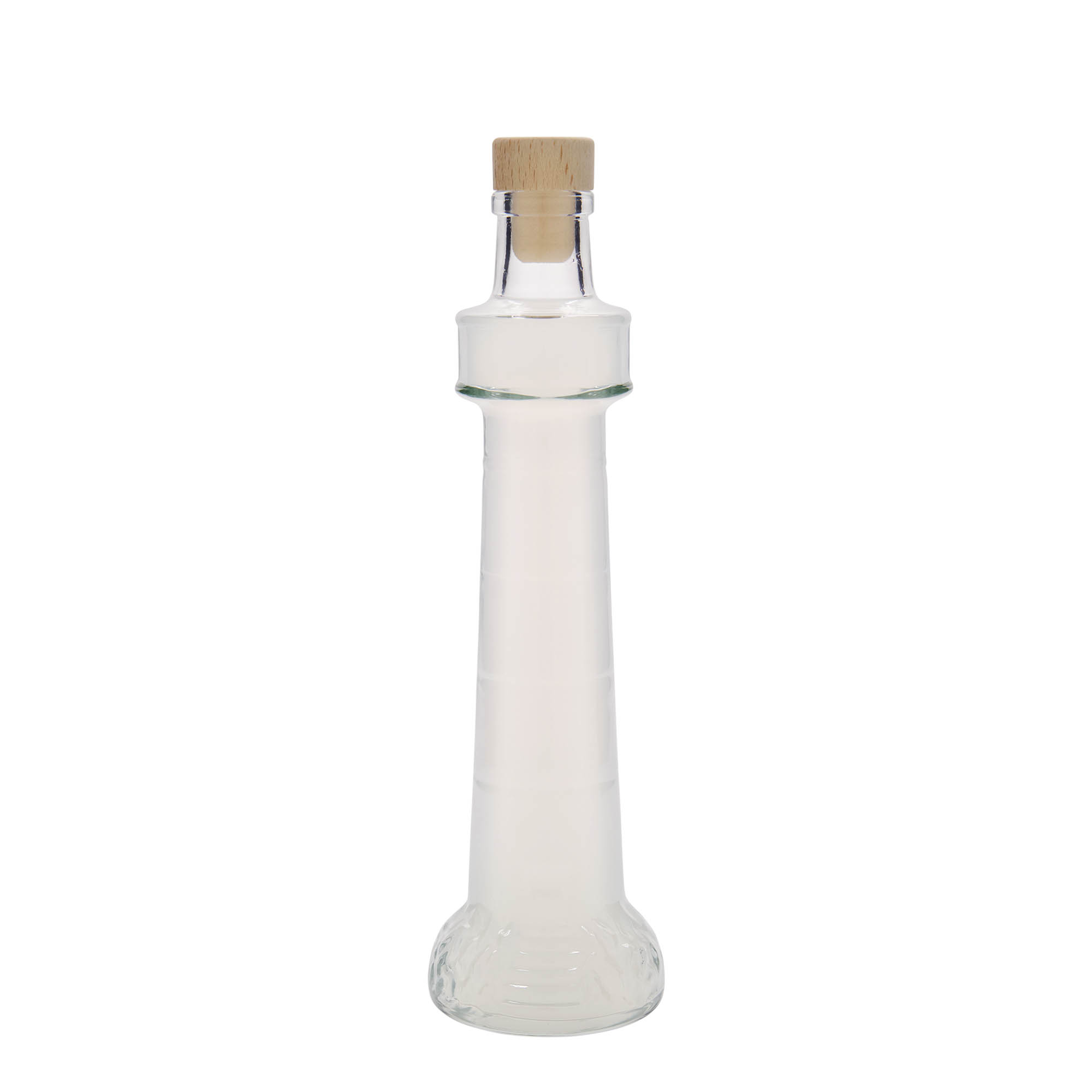 200 ml glass bottle 'Lighthouse', closure: cork