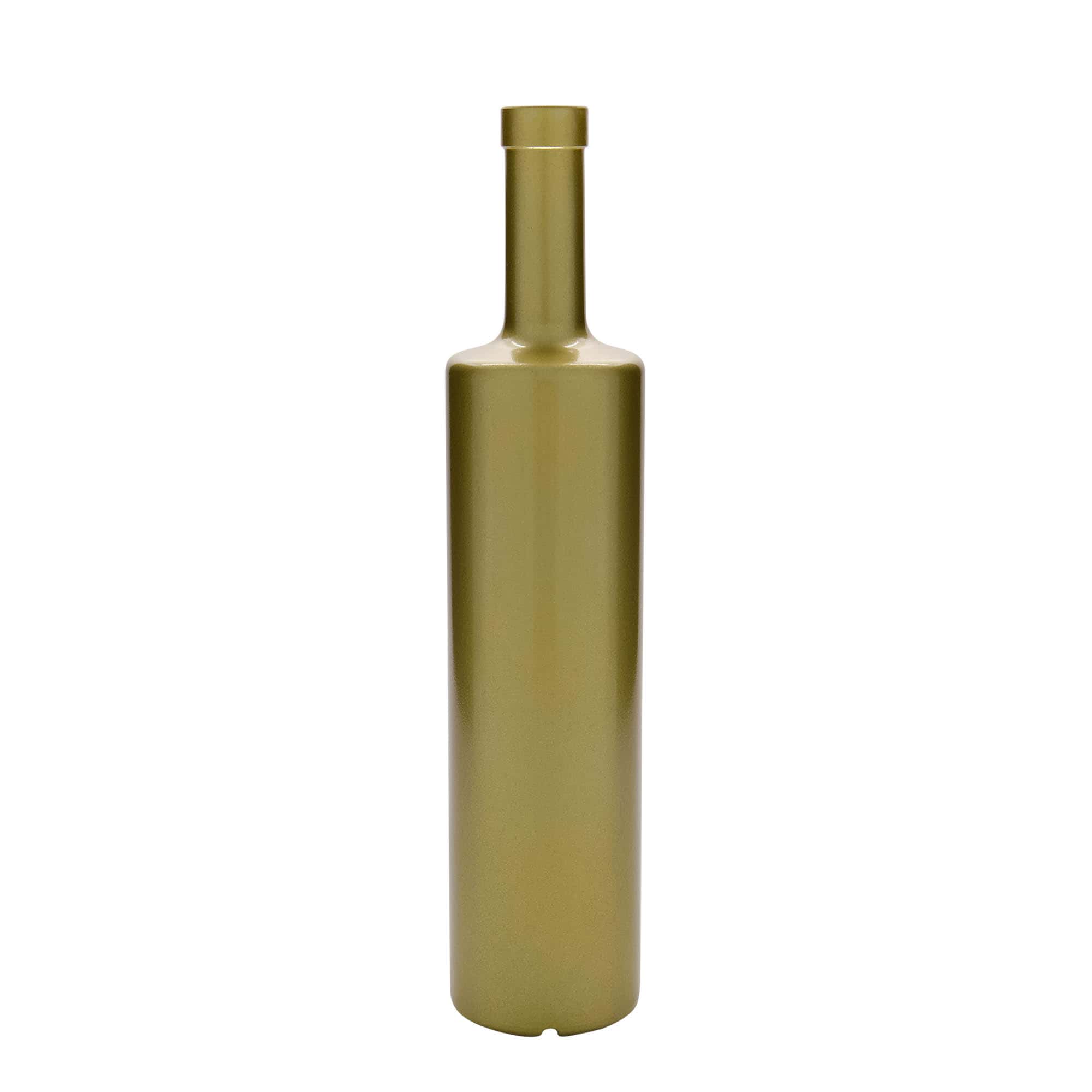 700 ml glass bottle ‘Centurio’, gold, opening: cork