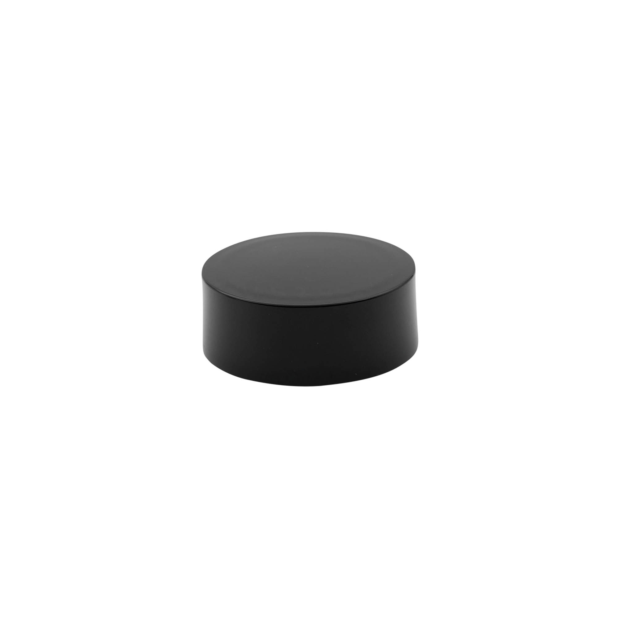 Screw cap, PP plastic, black, for opening: 58/400