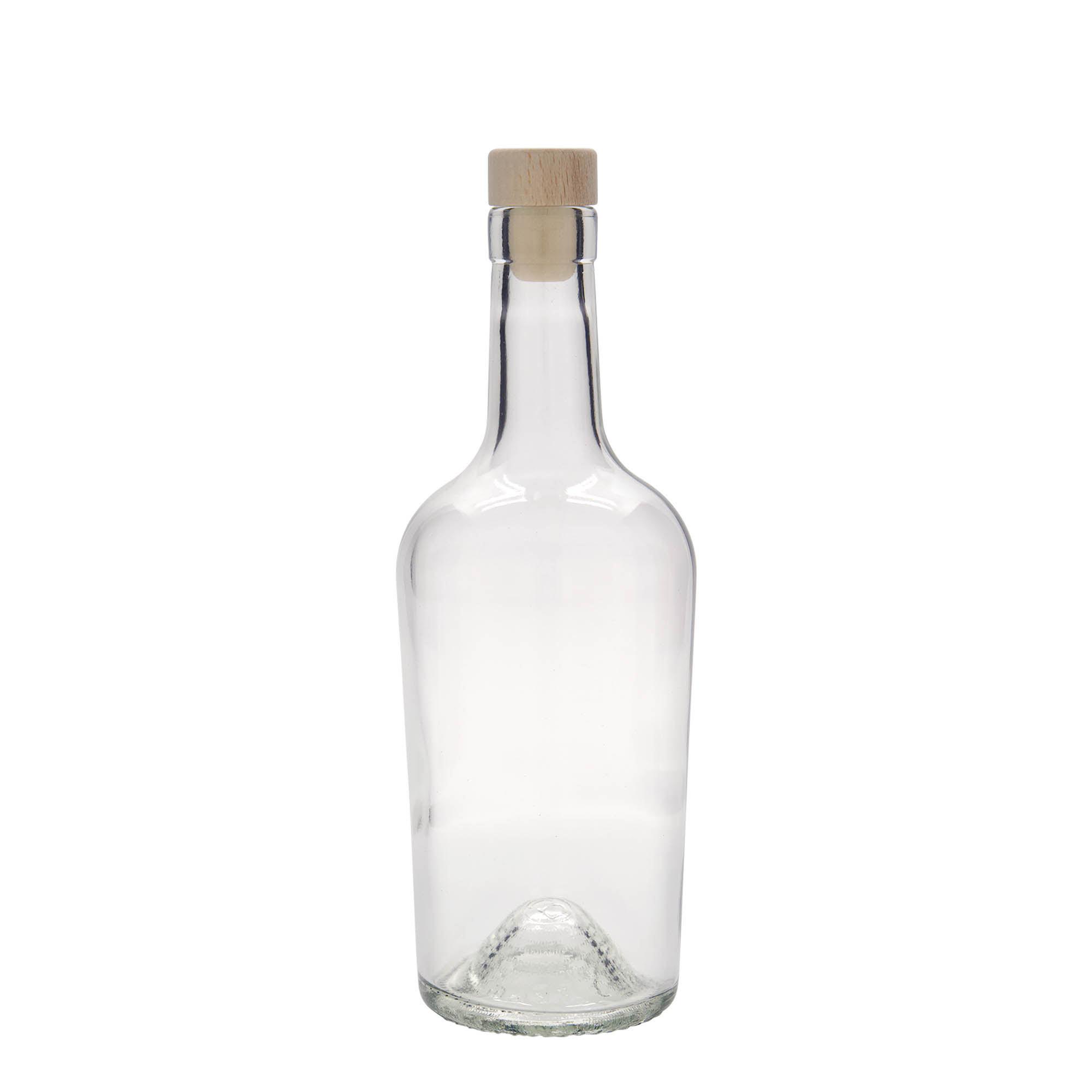 500 ml glass bottle 'Margarethe', opening: cork