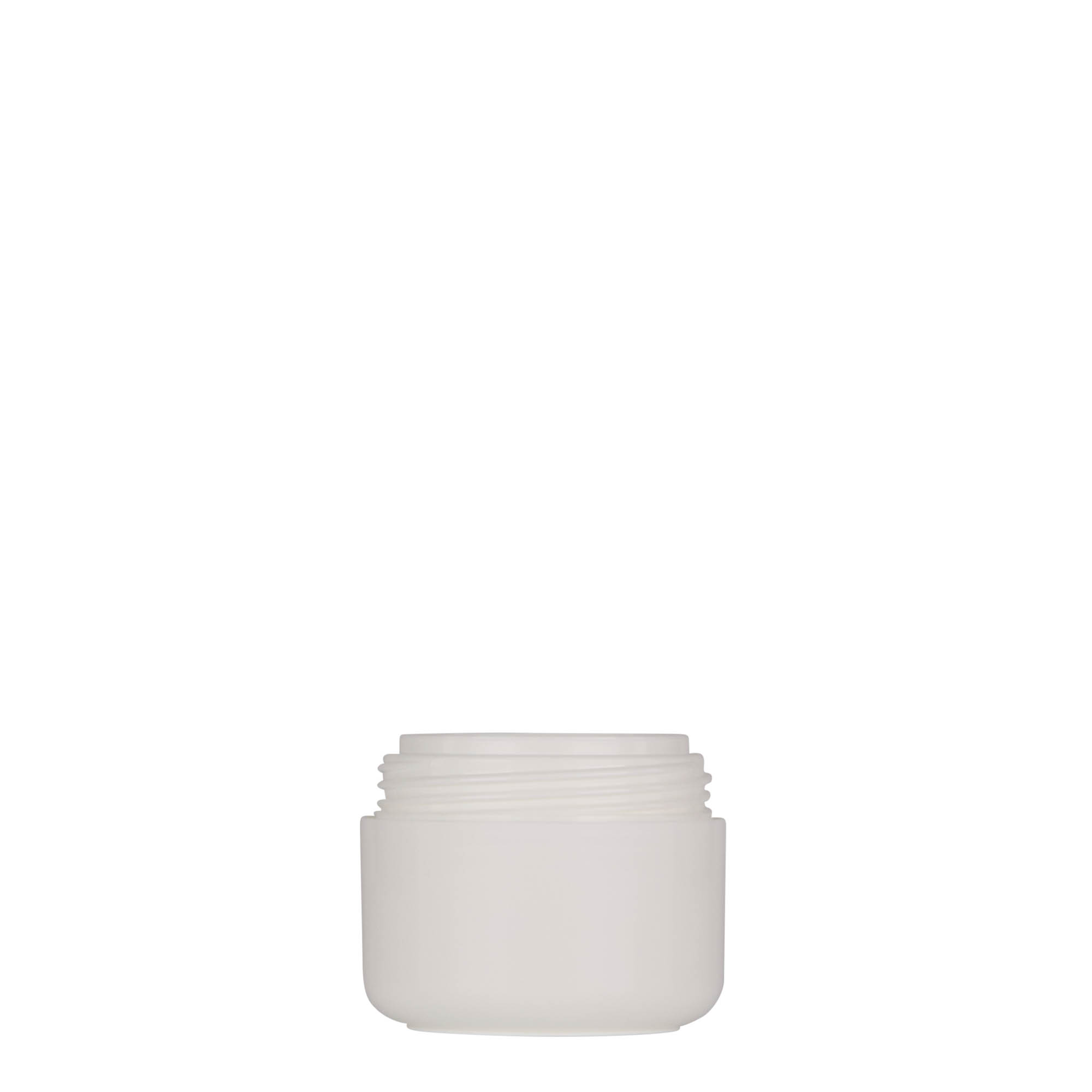 30 ml plastic jar 'Bianca', PP, white, closure: screw cap