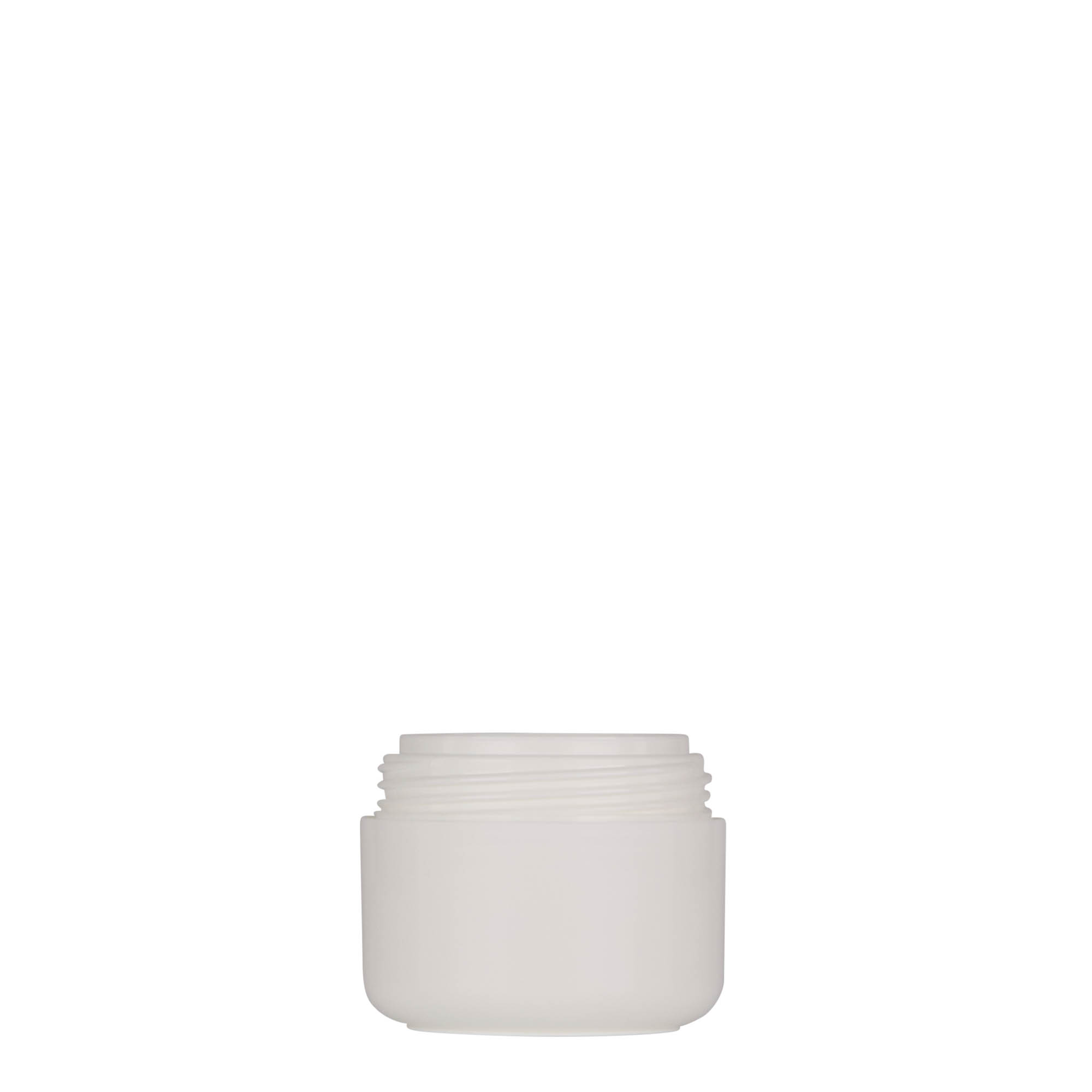 30 ml plastic jar 'Bianca', PP, white, opening: screw cap