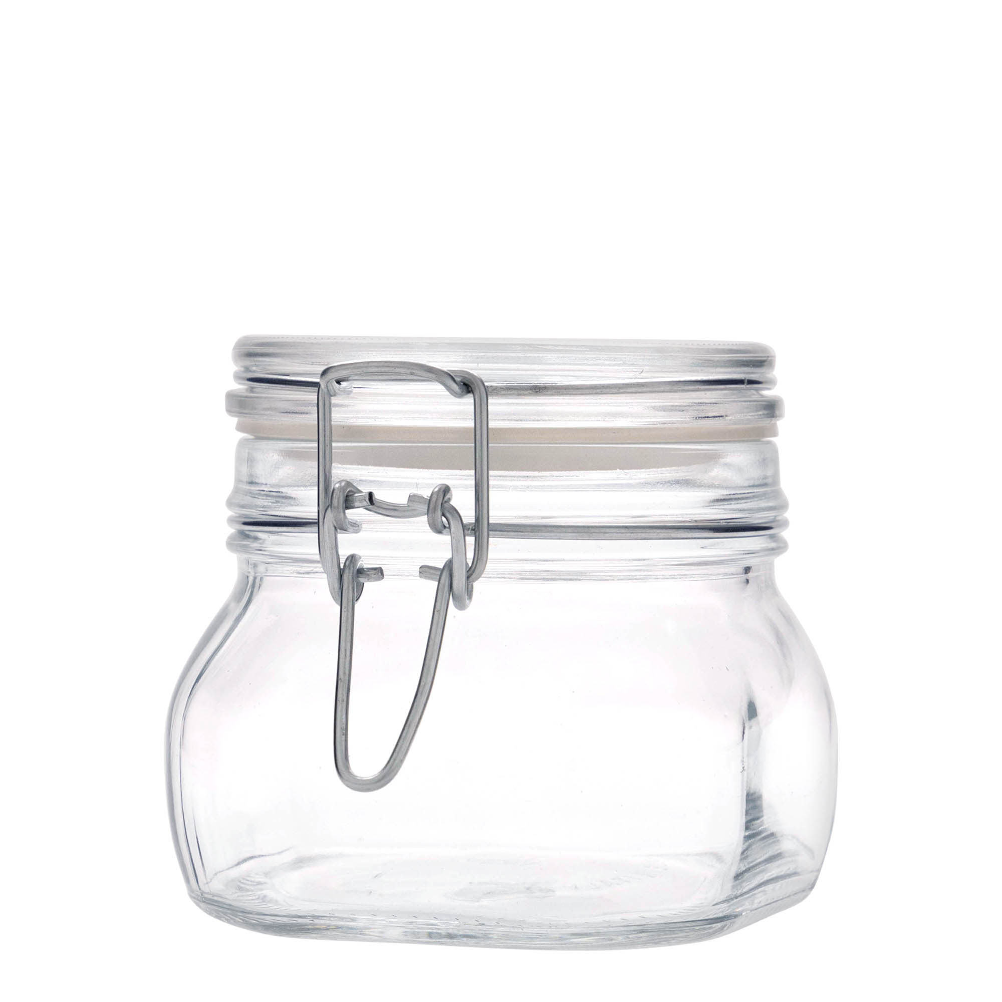 500 ml wire bail jar 'Fido', square, opening: wire bail closure