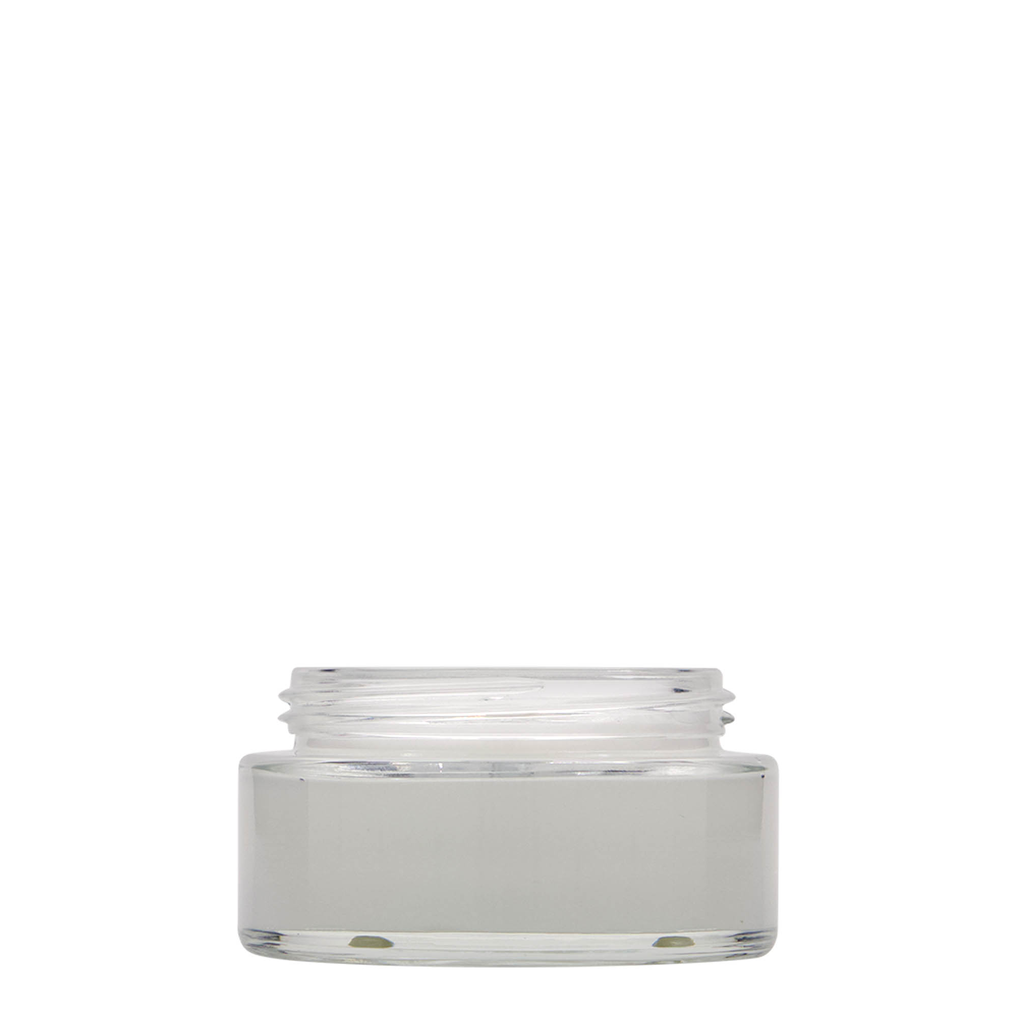 100 ml cosmetic jar 'Clear Edition', glass, closure: screw cap 100 ml cosmetic jar 'Clear Edition', glass, closure: screw cap