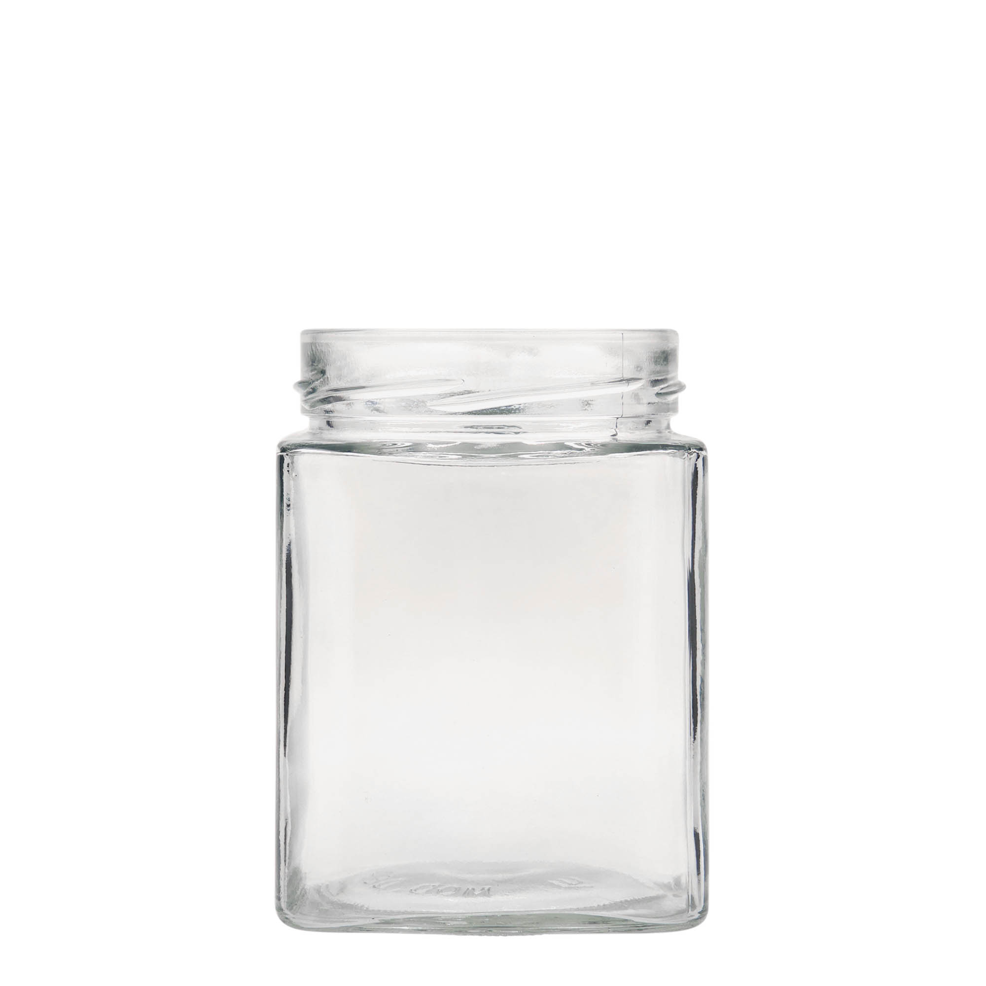 580 ml square jar ‘Ikarus’, opening: Deep-Twist-off (DTO 82)