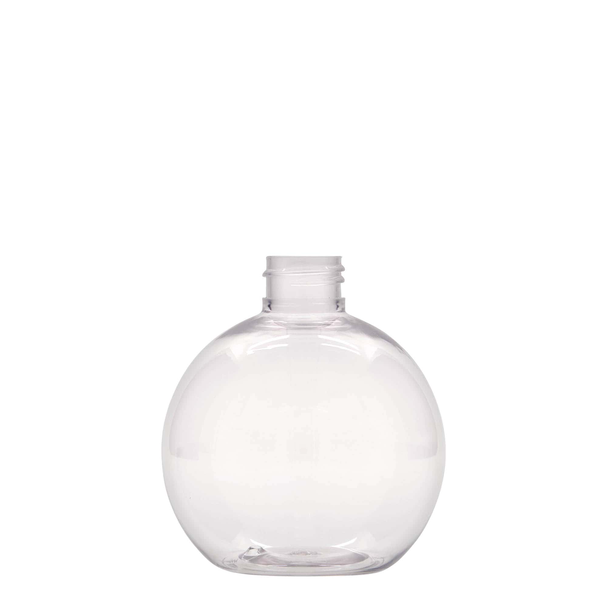 250 ml PET bottle ‘Perry’, round, plastic, neck: 24/410