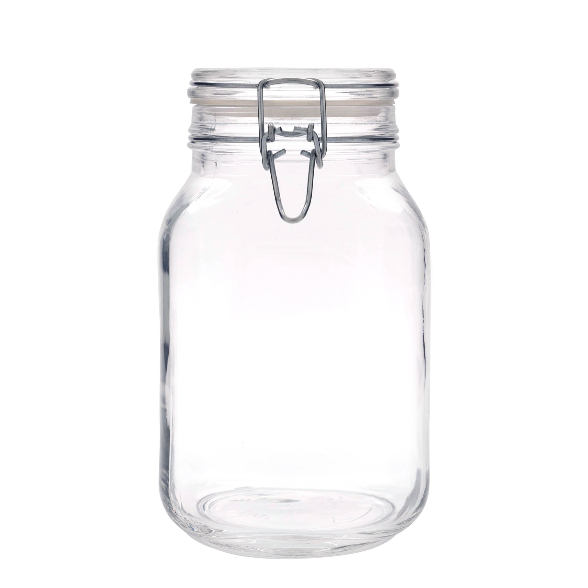 2,000 ml wire bail jar 'Fido', square, opening: wire bail closure 2,000 ml wire bail jar 'Fido', square, opening: wire bail closure