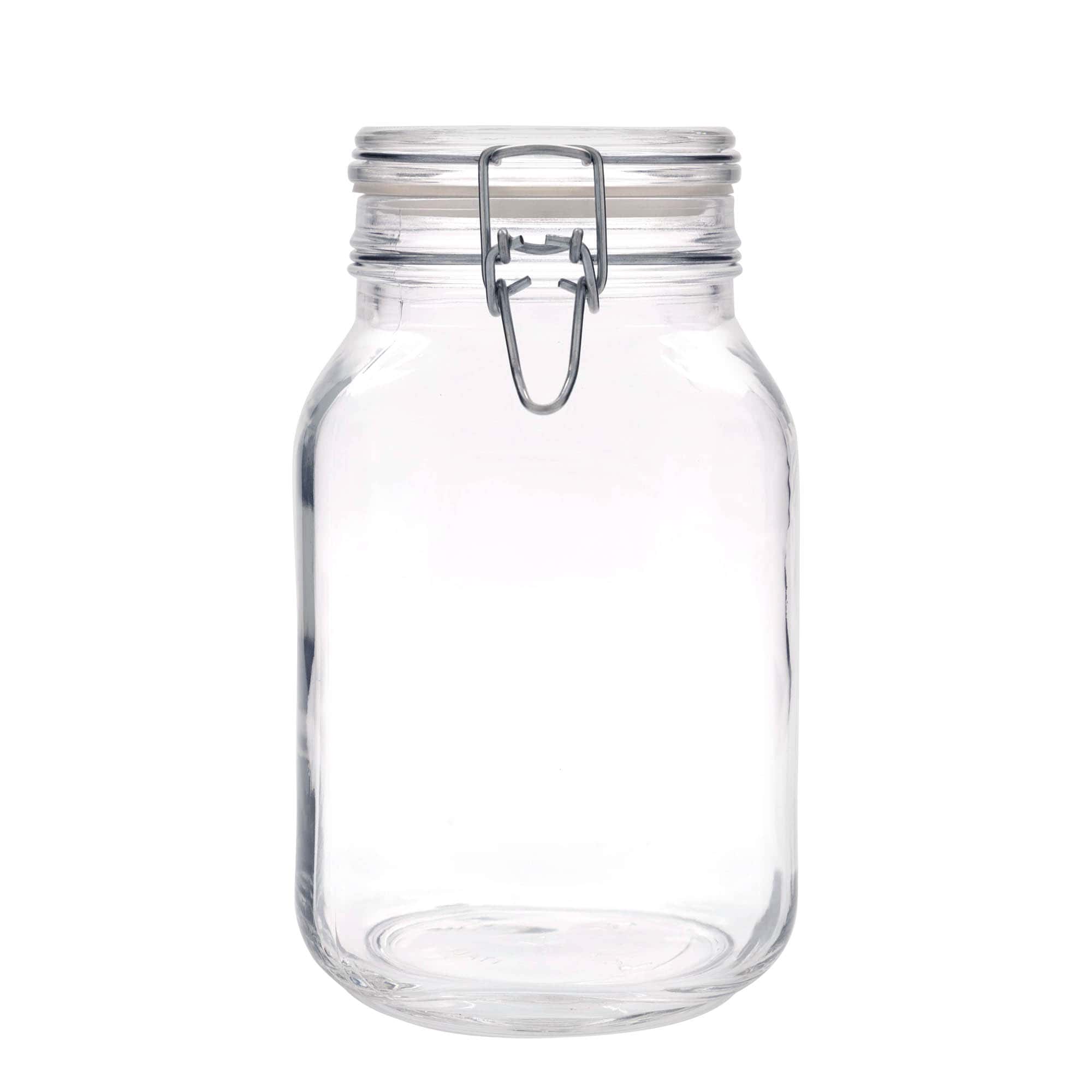 2,000 ml wire bail jar ‘Fido’, square, opening: wire bail closure