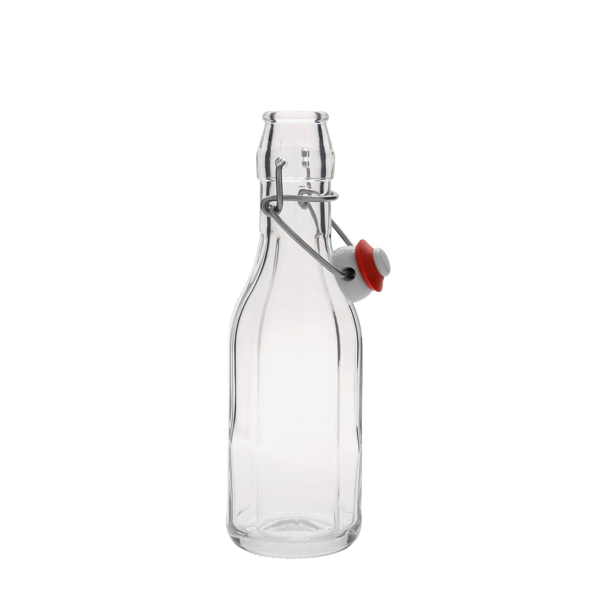 250 ml glass bottle 'Bravo', decagonal, opening: swing top closure 250 ml glass bottle 'Bravo', decagonal, opening: swing top closure