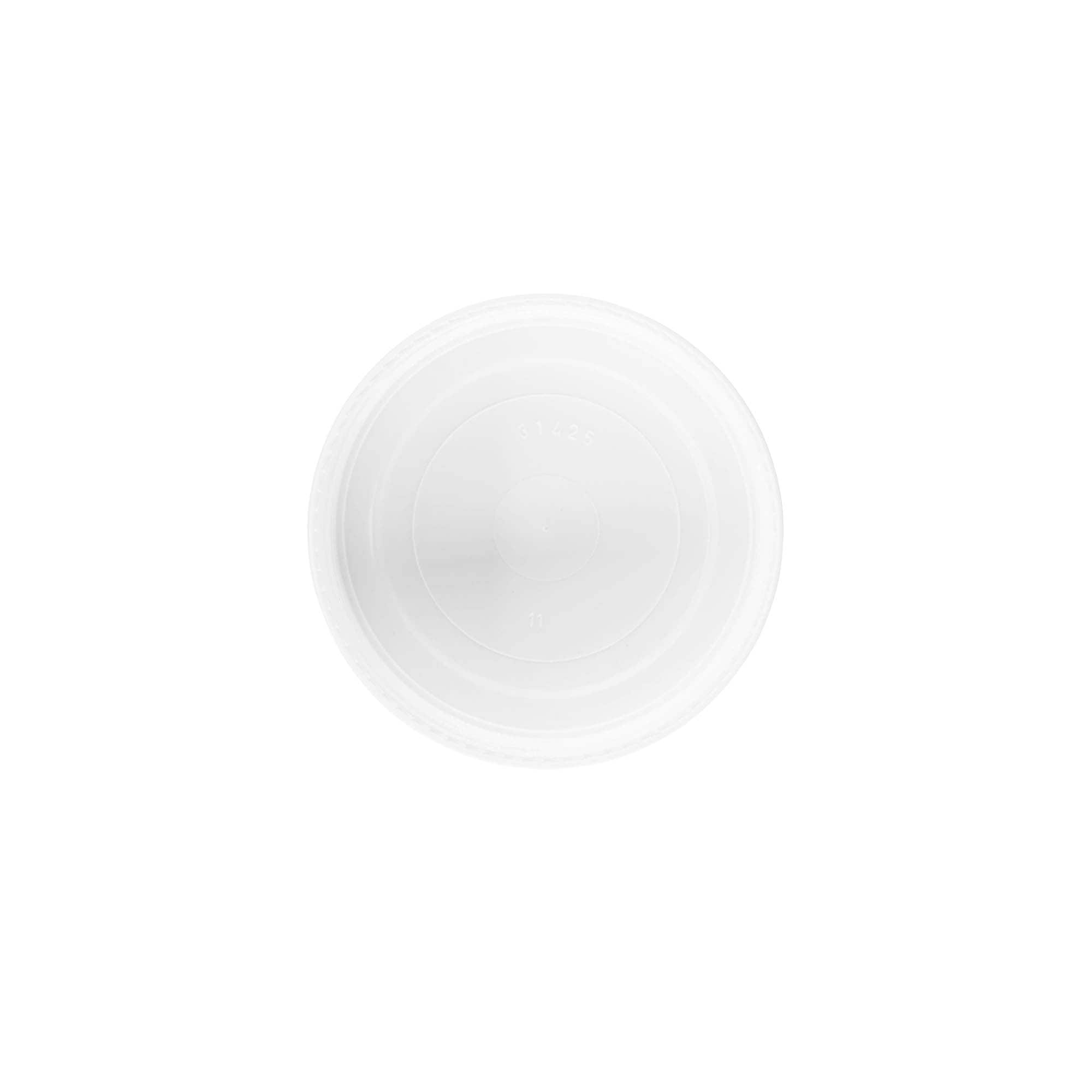 Screw cap for 100 ml ‘Bianca’, PP plastic, white