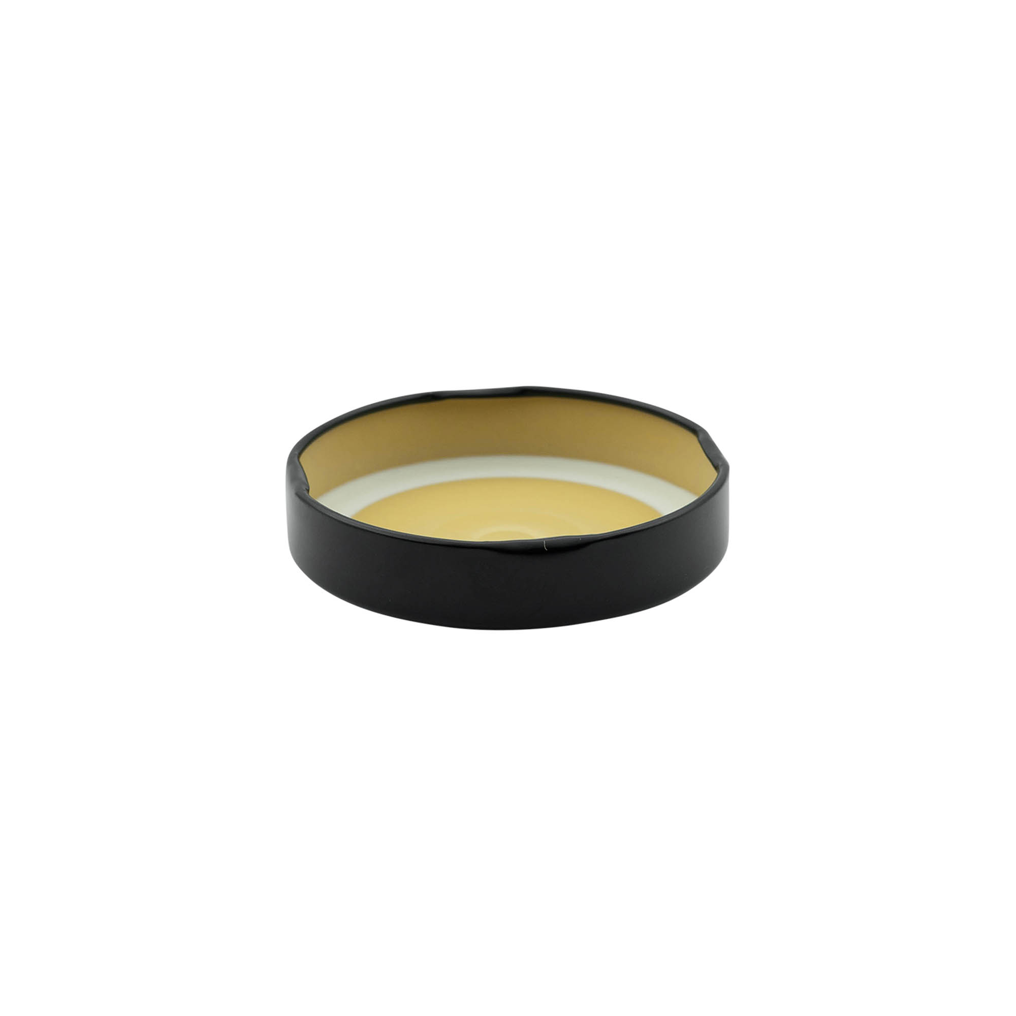 Deep twist-off closure, tinplate, black, for opening: Deep-TO 66 Deep twist-off closure, tinplate, black, for opening: Deep-TO 66