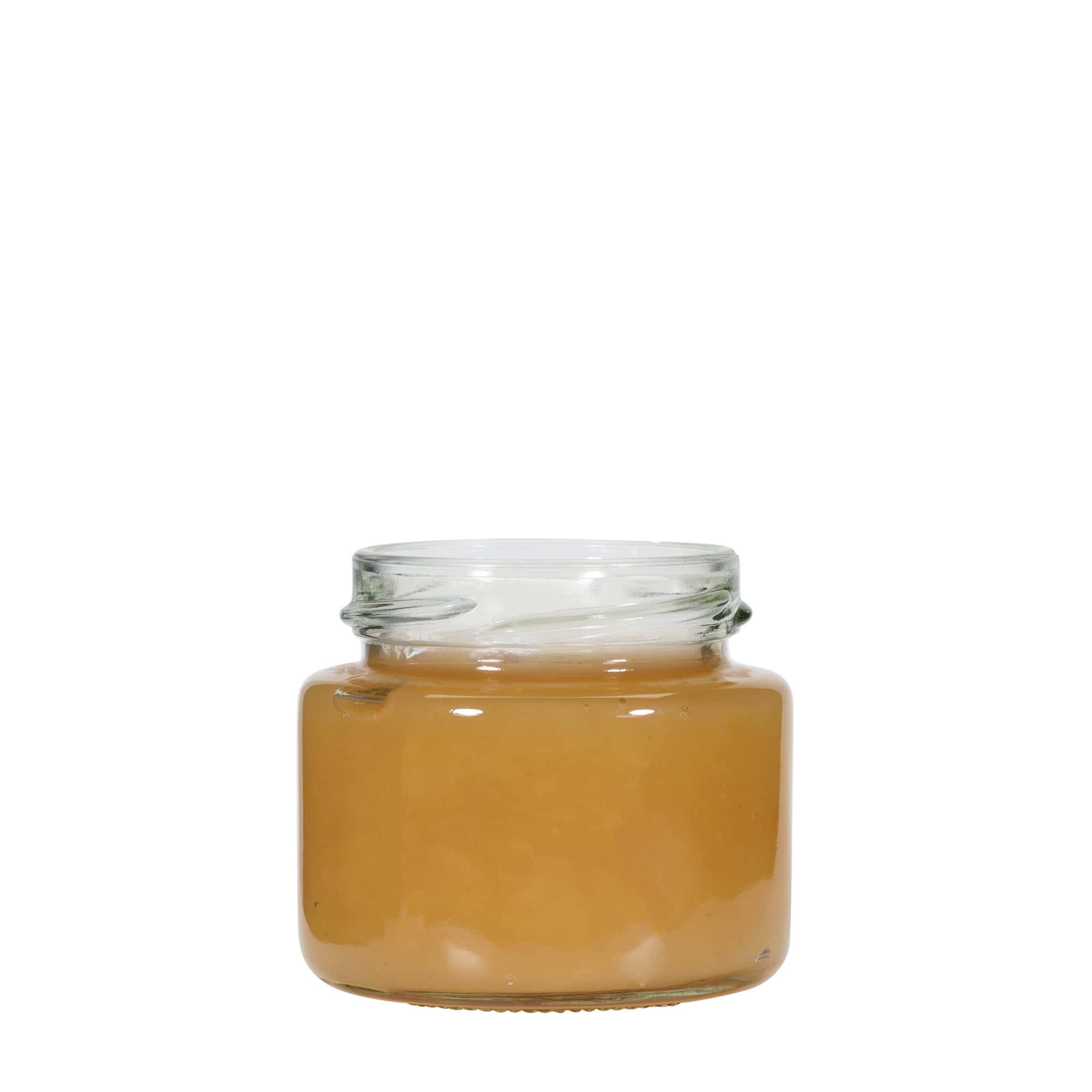 110 ml round glass, opening: Twist-off (TO 53)