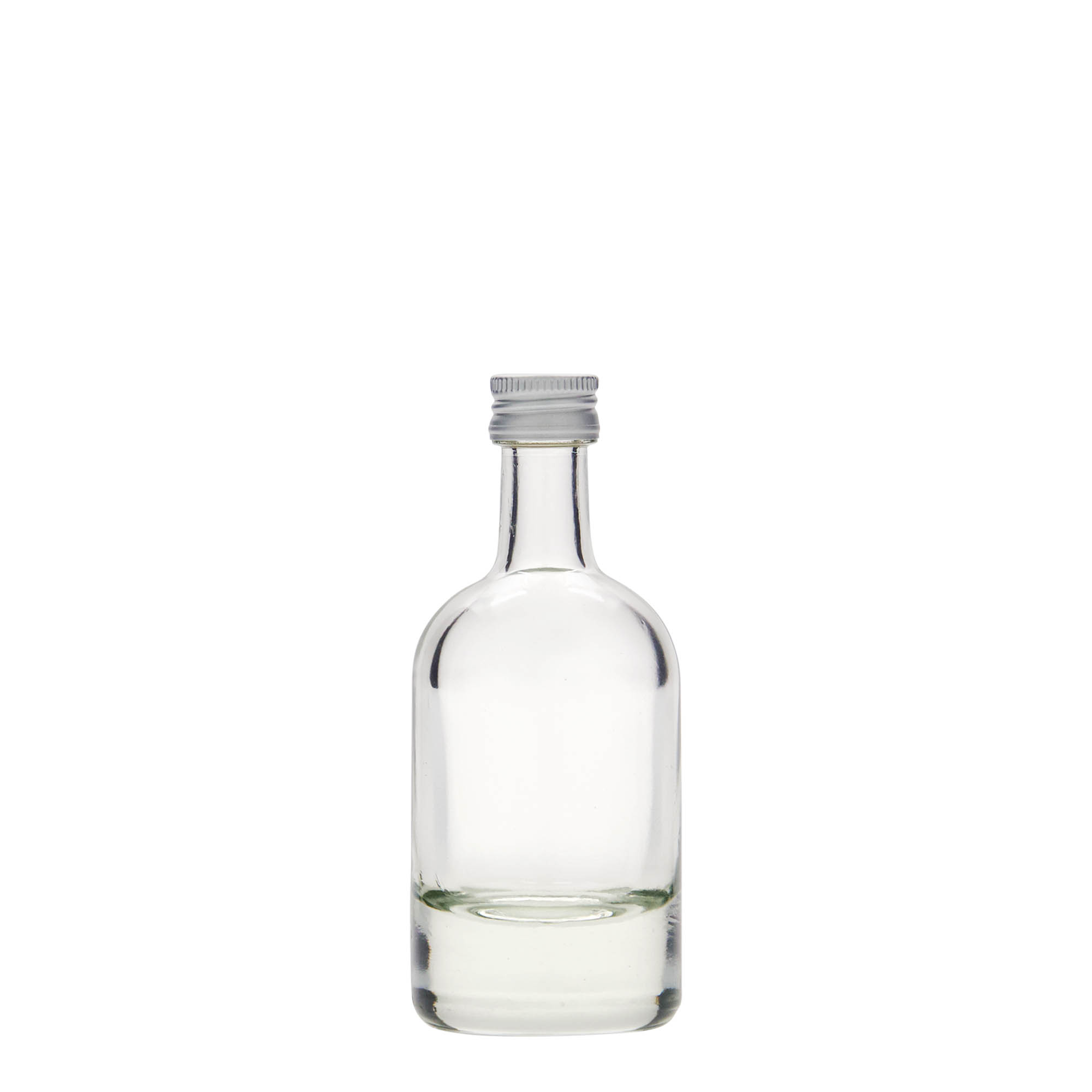 50 ml glass bottle 'Linea Uno', opening: PP 18 50 ml glass bottle 'Linea Uno', opening: PP 18