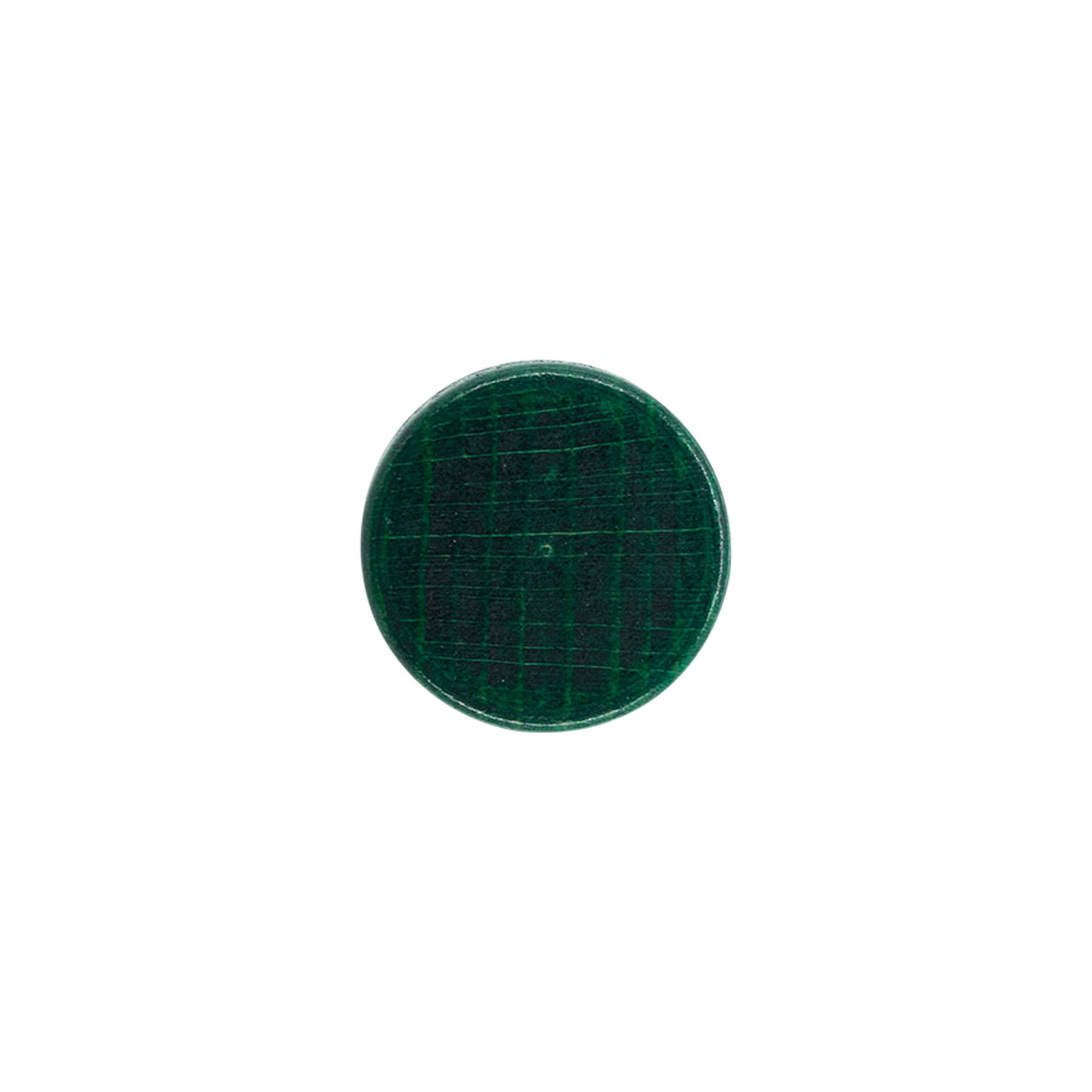 19 mm mushroom cork, wood/plastic, green, for opening: cork