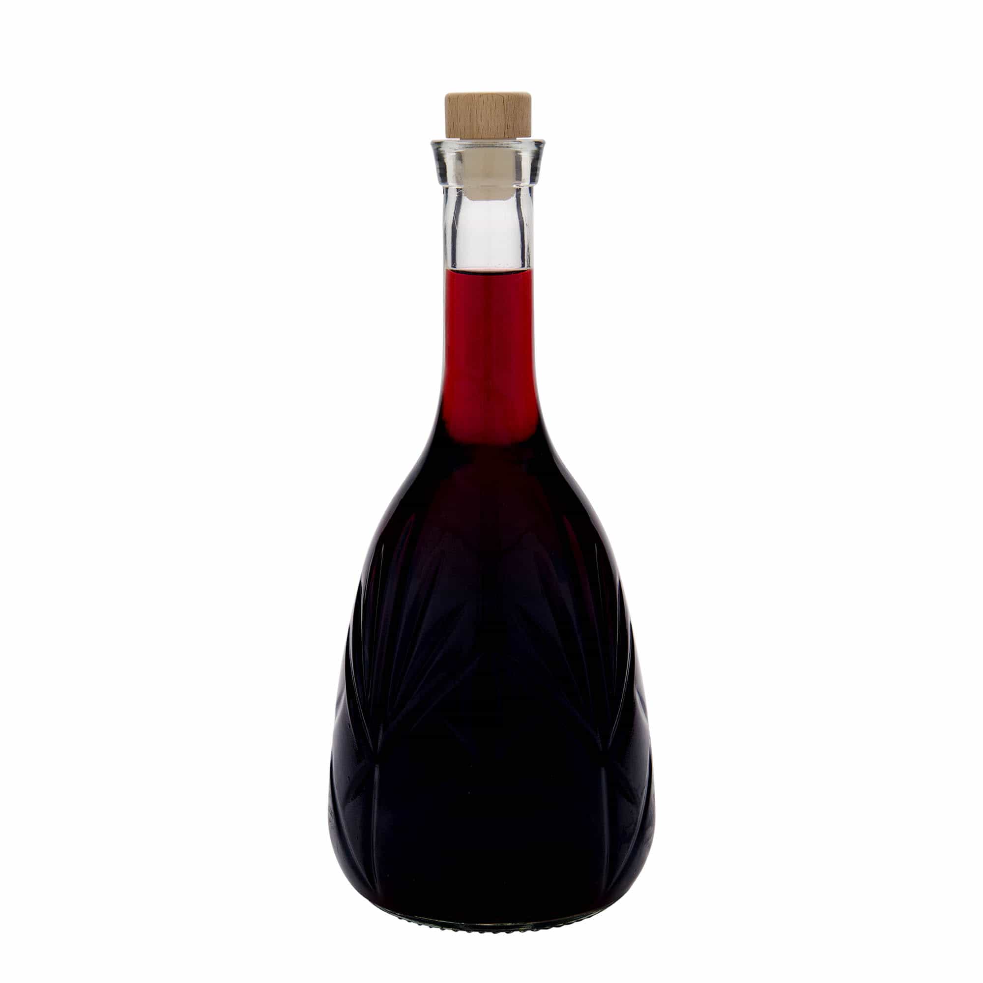 1,000 ml glass bottle ‘Reliefa’, opening: cork
