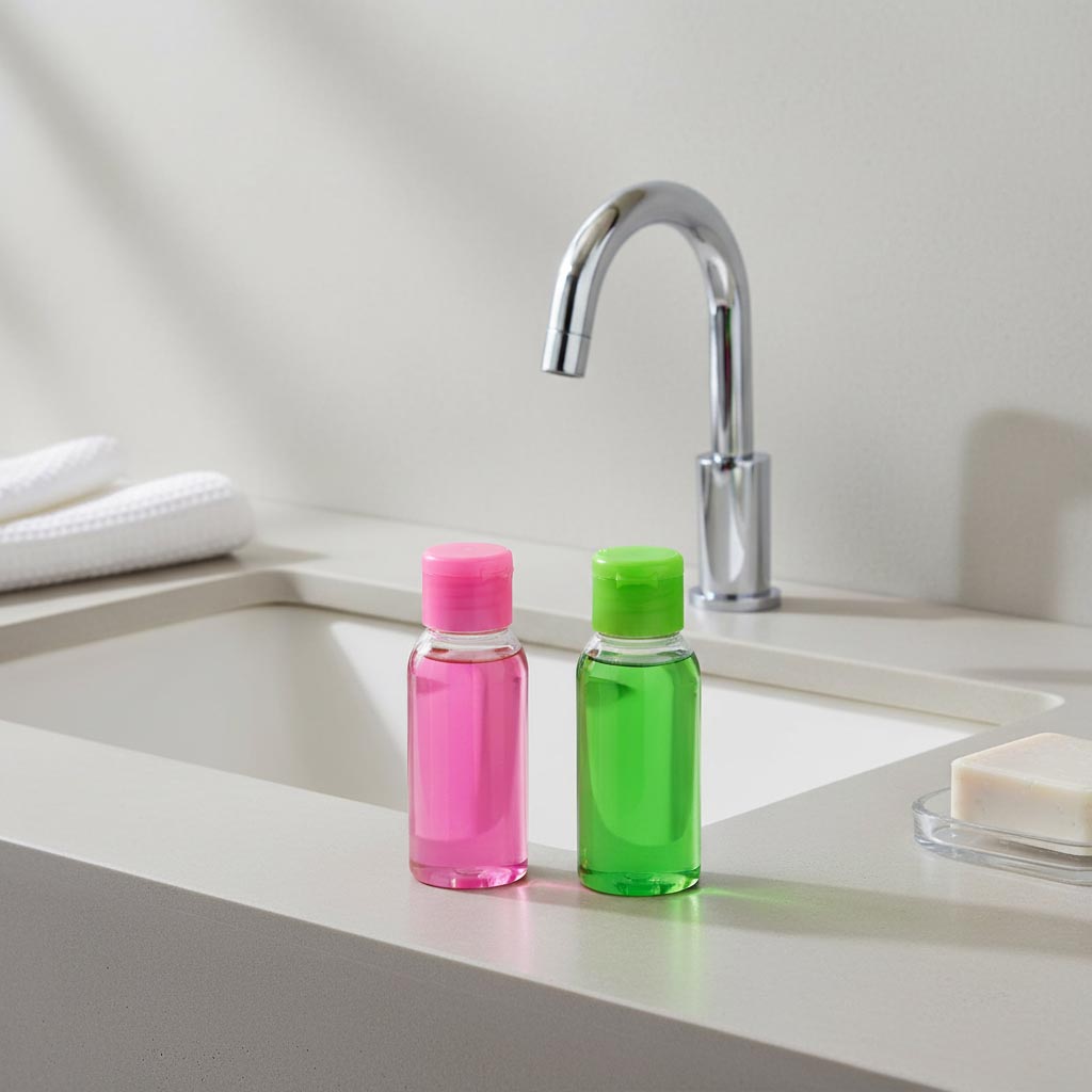 Screw cap with hinge, white PP plastic, for neck: 24/410