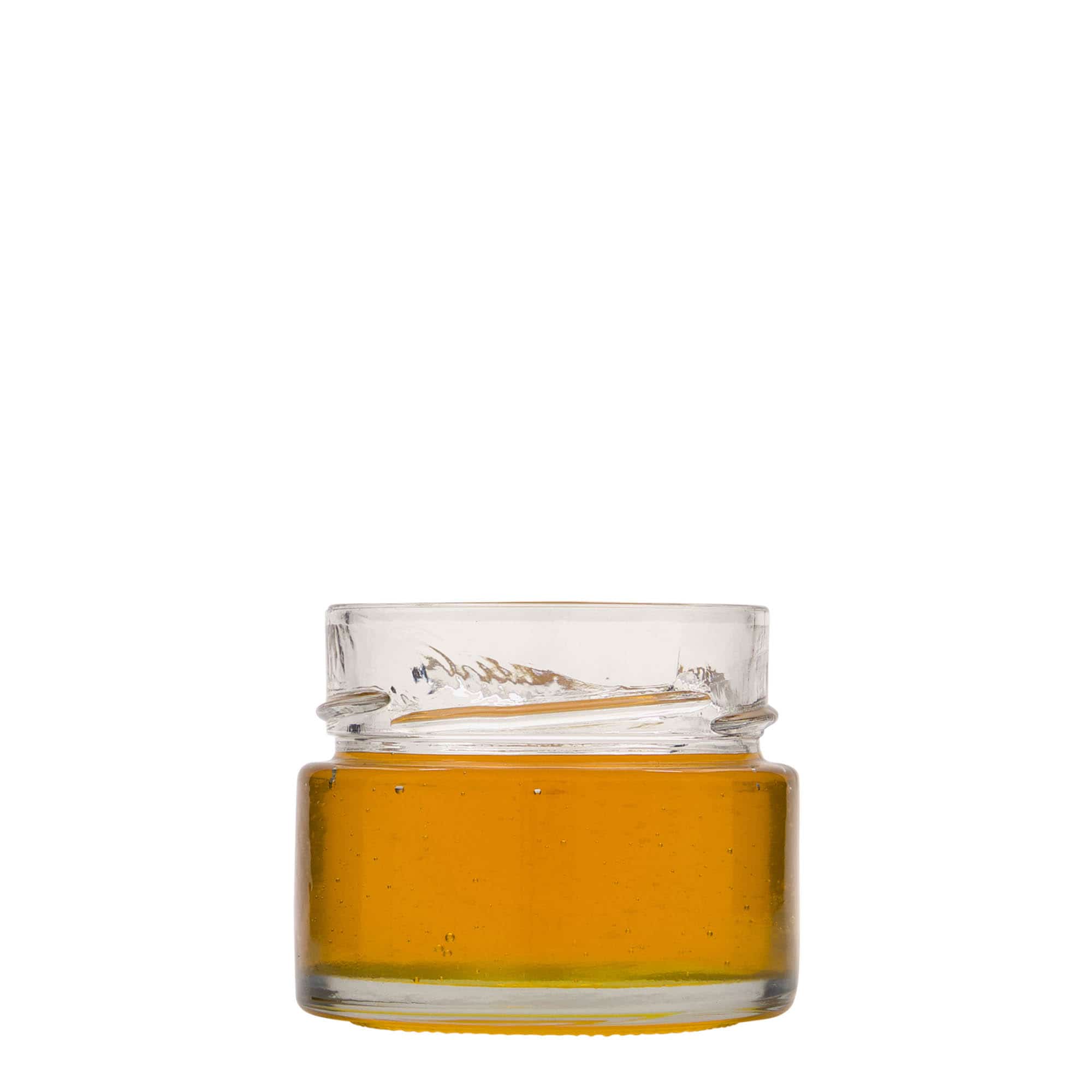 106 ml round glass ‘Albatros’, opening: Extra-Deep-Twist-off (EDTO 70)