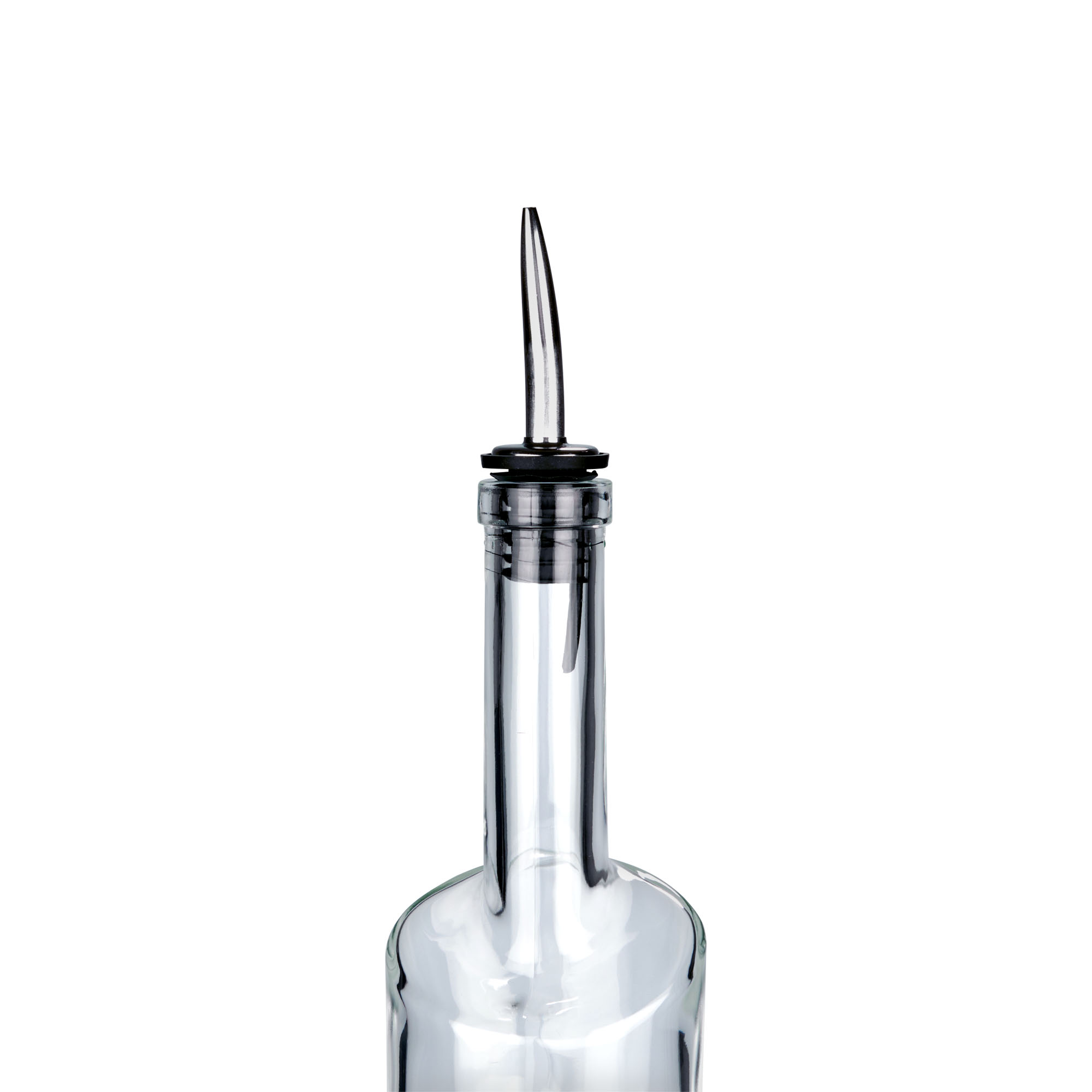 Pourer Inox velvet collar, stainless steel, silver