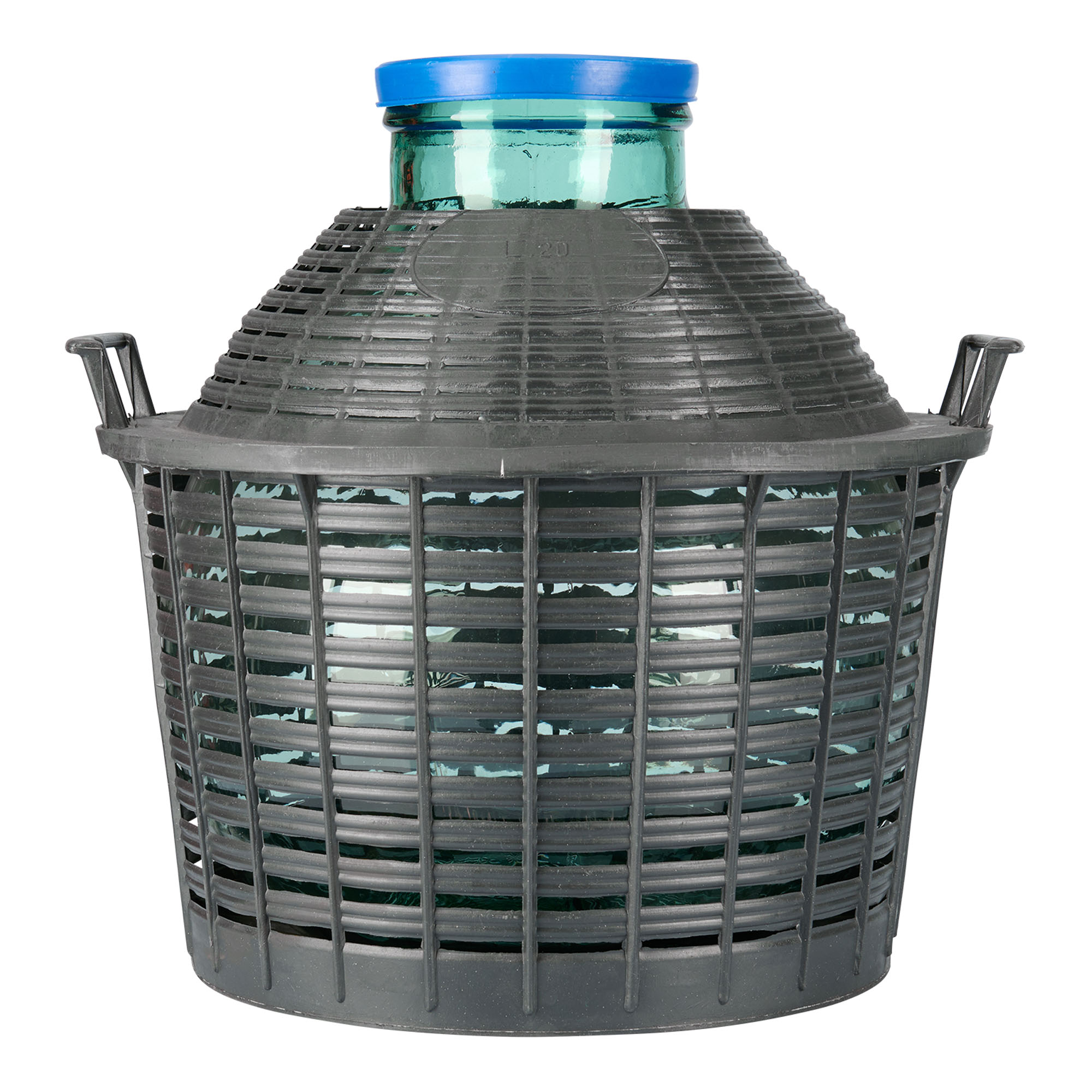 20 l wide-neck glass balloon bottle, opening: slip lid 20 l wide-neck glass balloon bottle, opening: slip lid