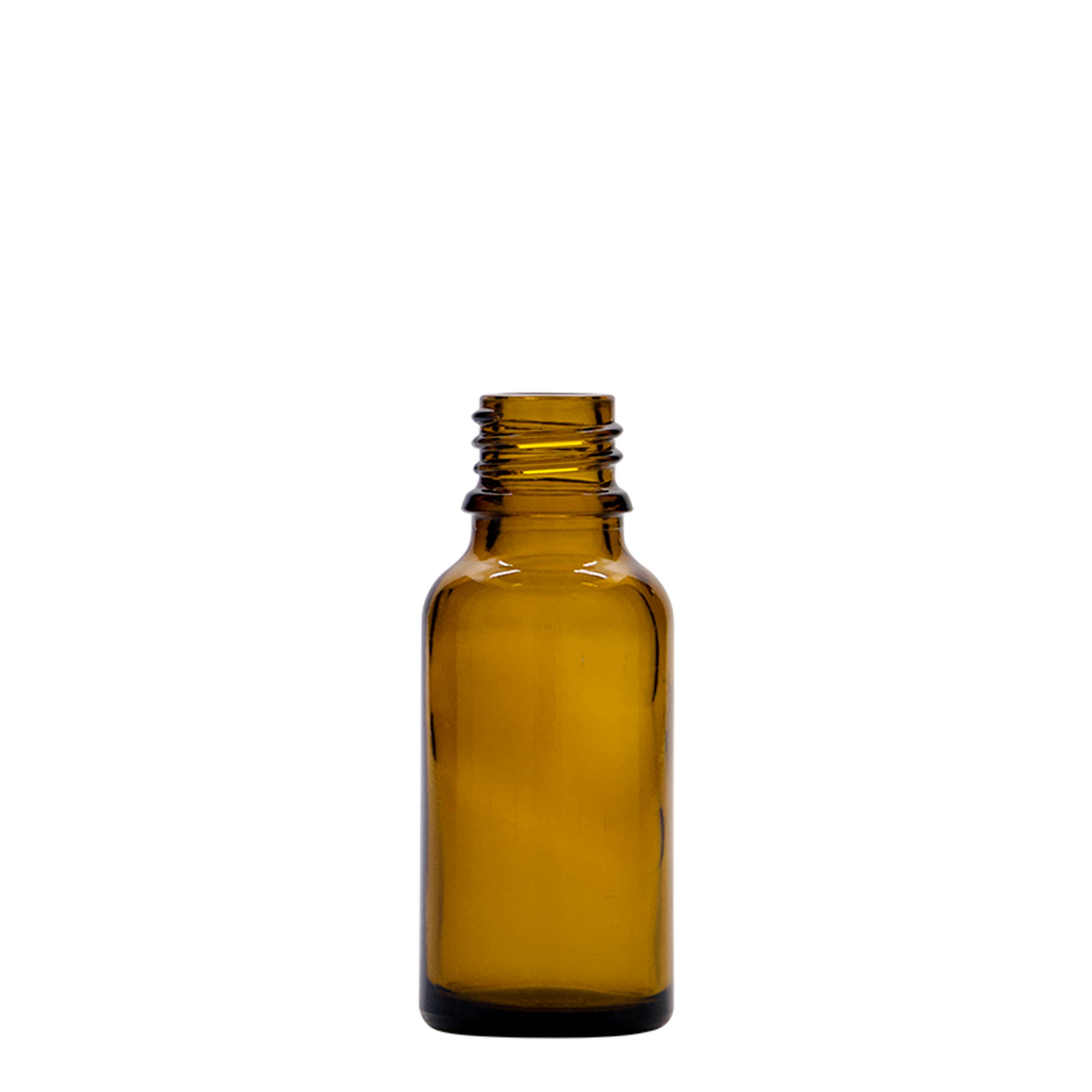 20 ml dropper bottle medicine, glass, brown, opening: DIN 18