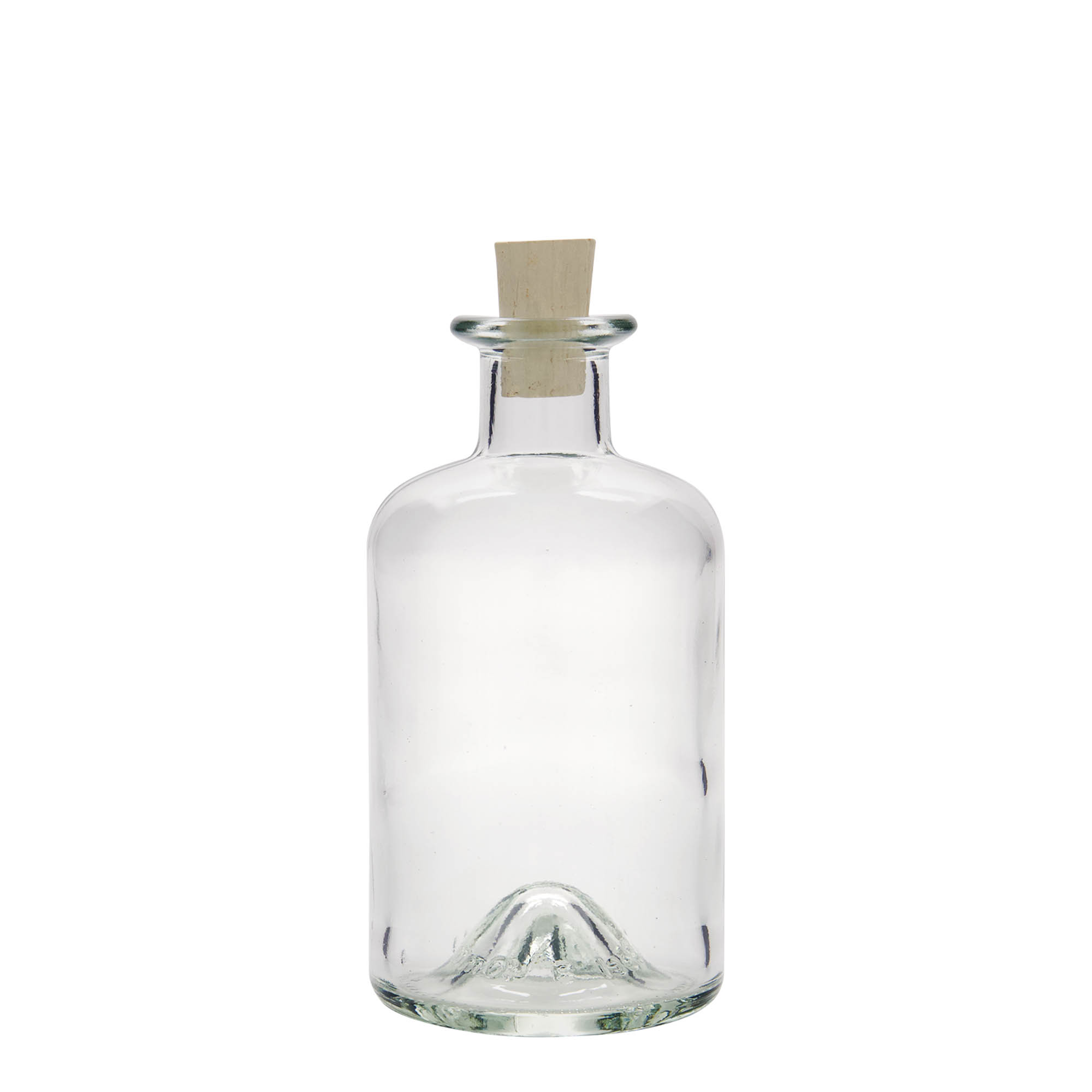 350 ml glass bottle apothecary, opening: cork