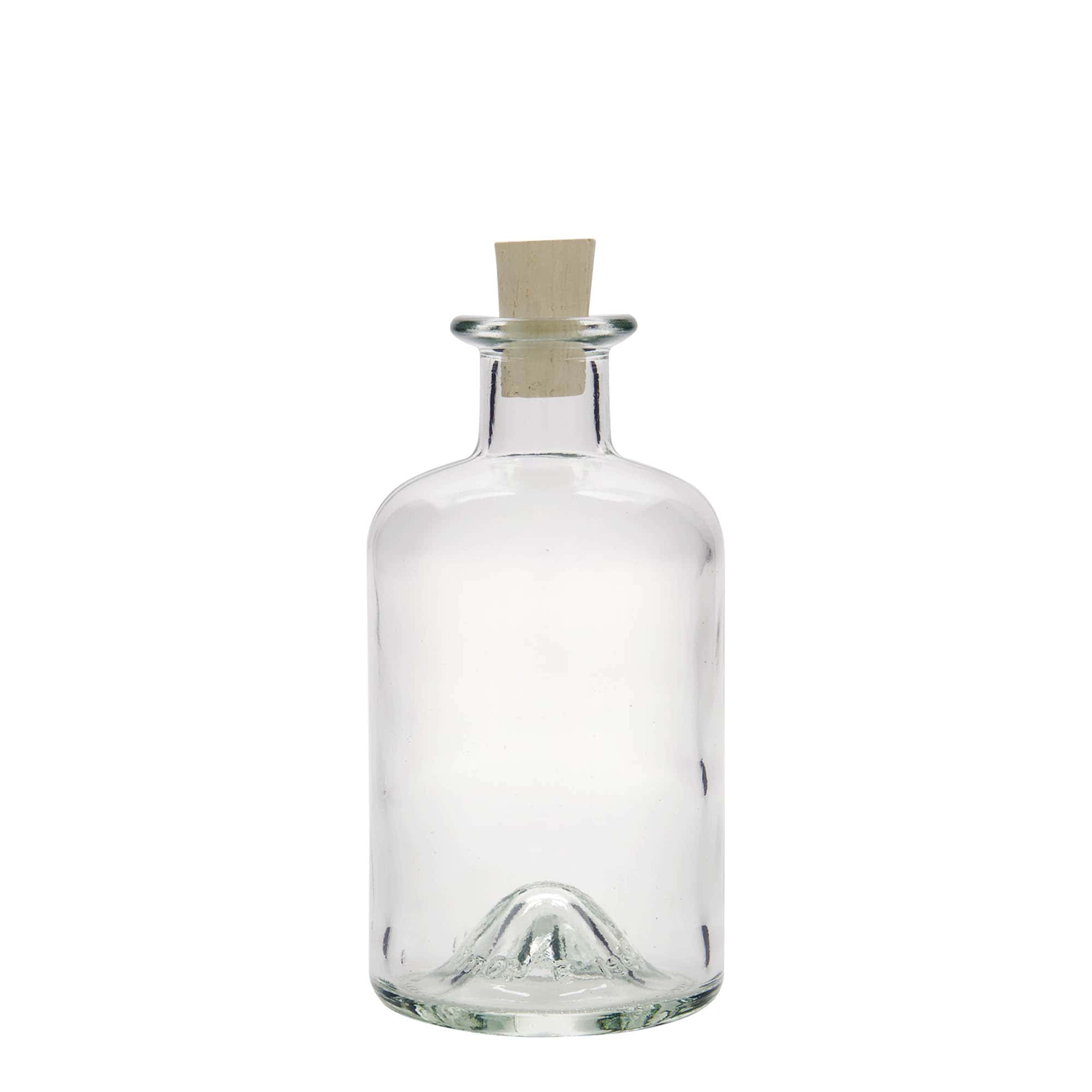 350 ml glass bottle apothecary, opening: cork