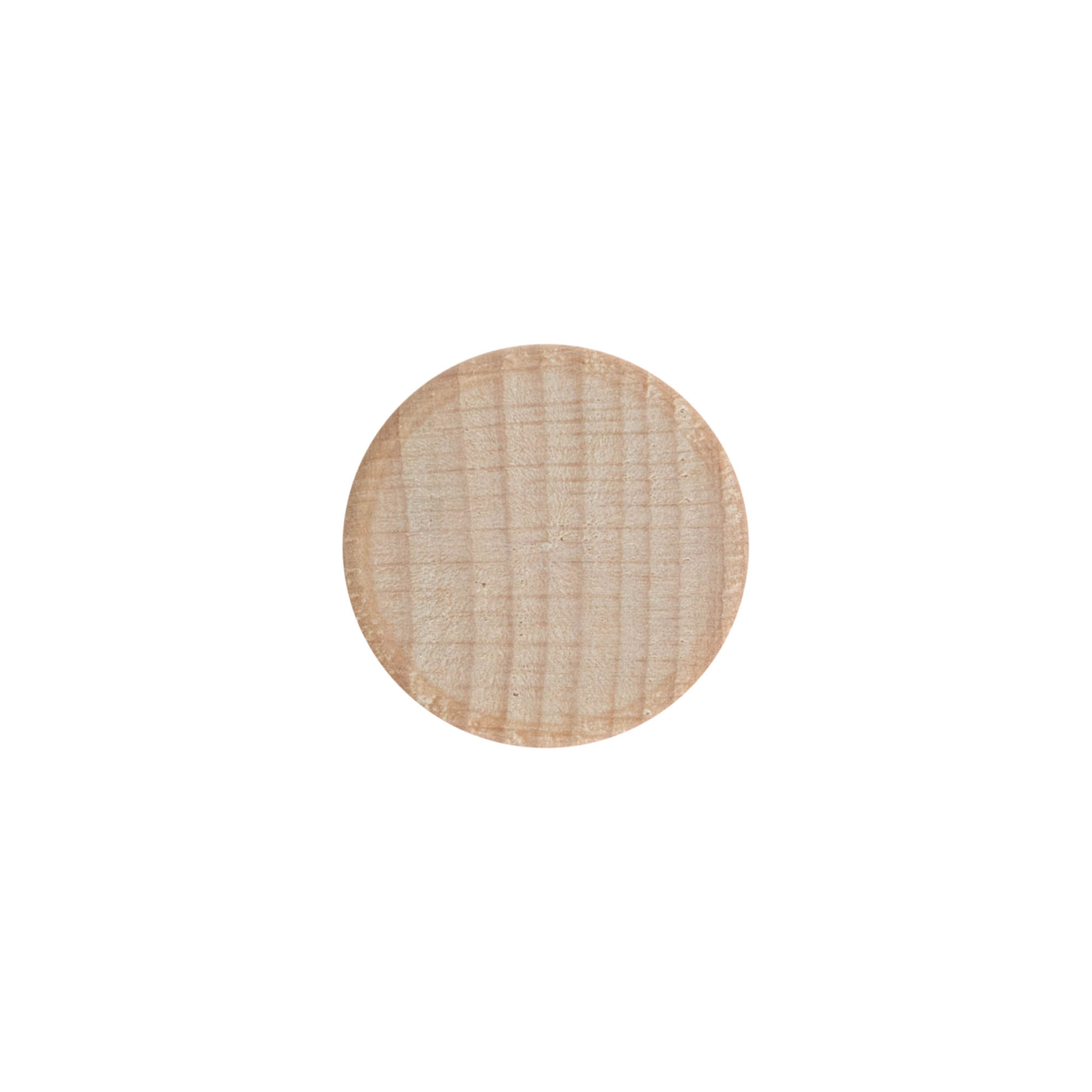 Screw cap, wood, beige, for opening: GPI 28/400 Screw cap, wood, beige, for opening: GPI 28/400