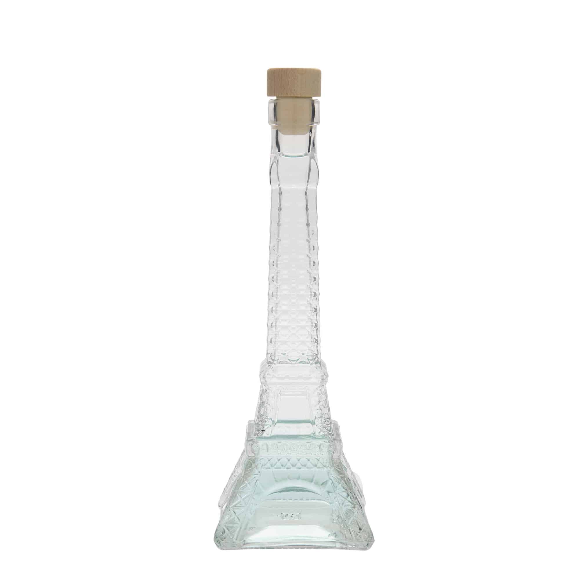 200 ml glass bottle ‘Eiffel Tower’, opening: cork