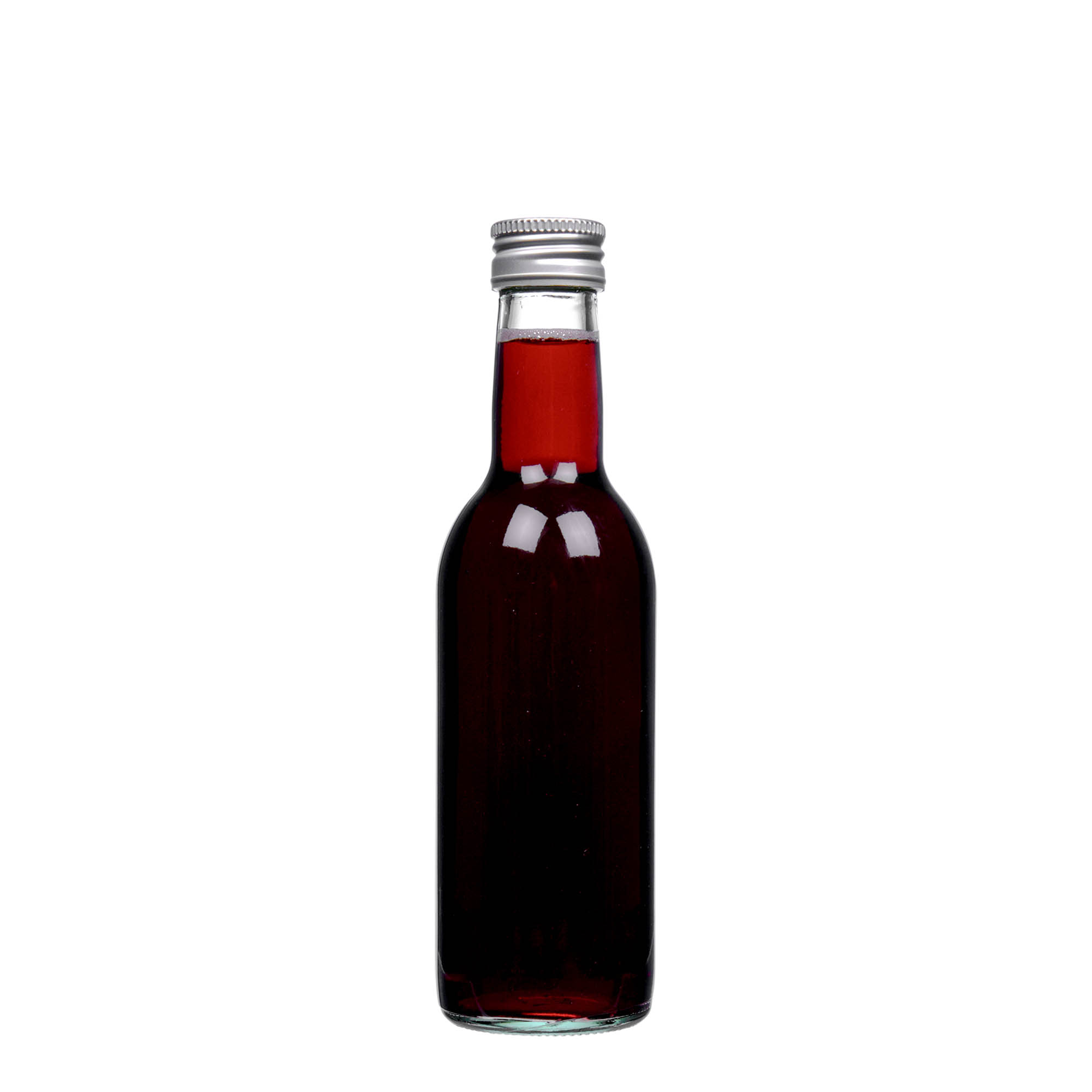 250 ml glass bottle 'Bordeaux', opening: PP 28